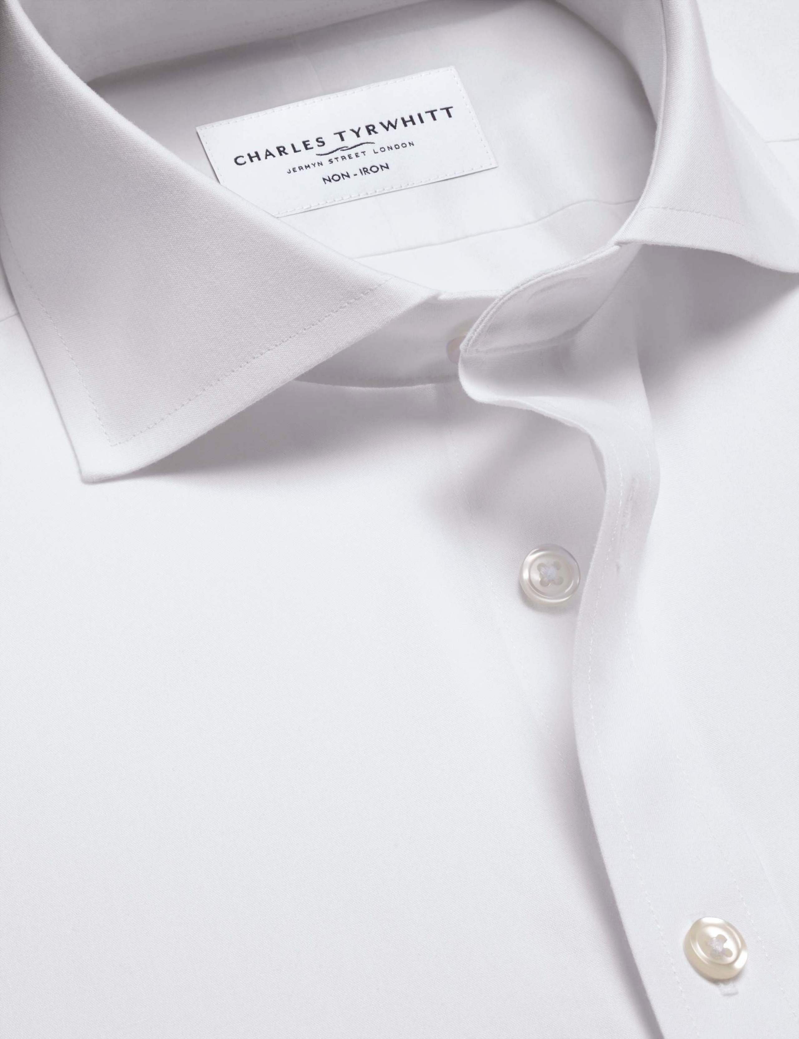 Tailored Fit Non Iron Pure Cotton Shirt 6 of 6