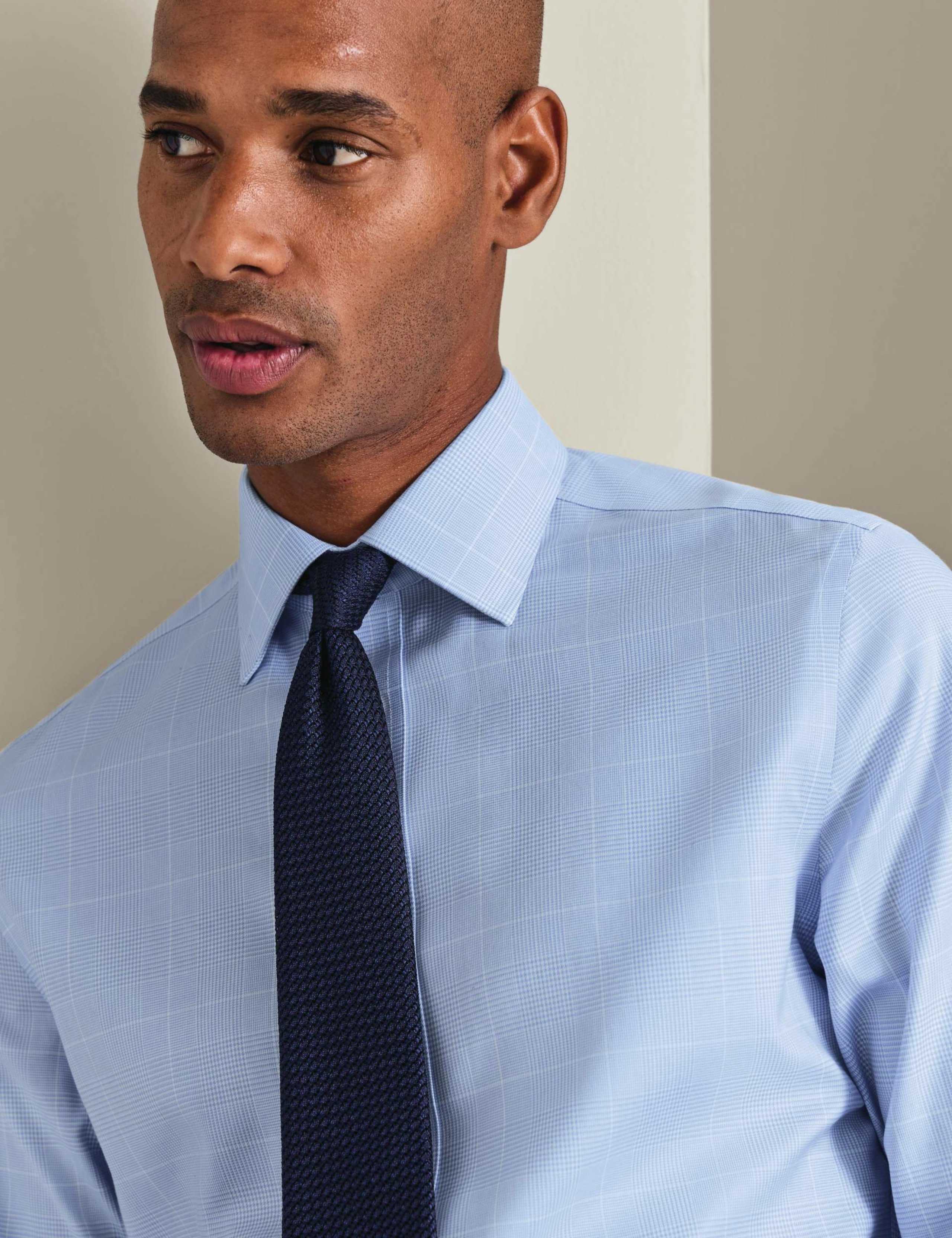 Slim Fit Non Iron Pure Cotton Check Shirt 2 of 6