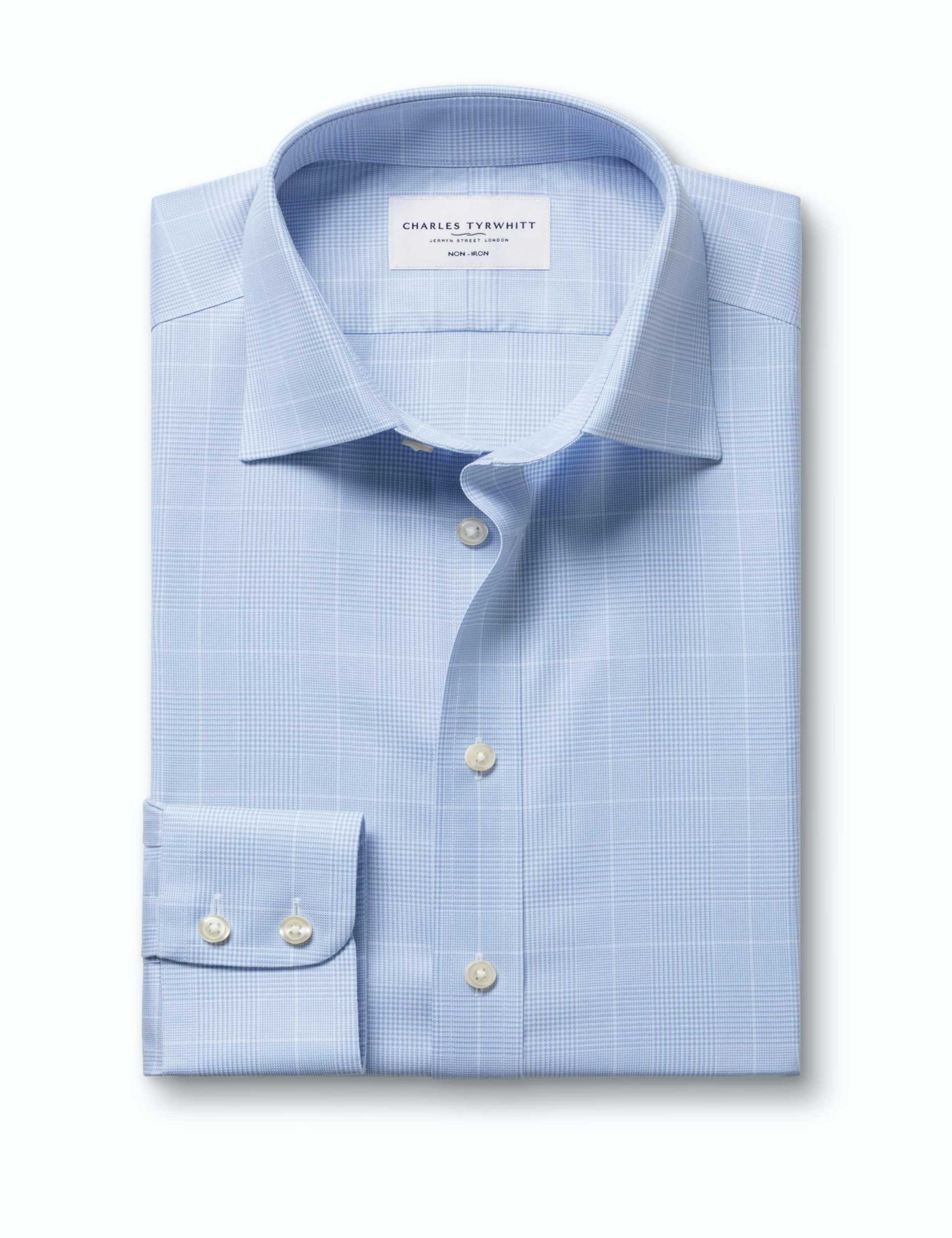 Slim Fit Non Iron Pure Cotton Check Shirt 4 of 6