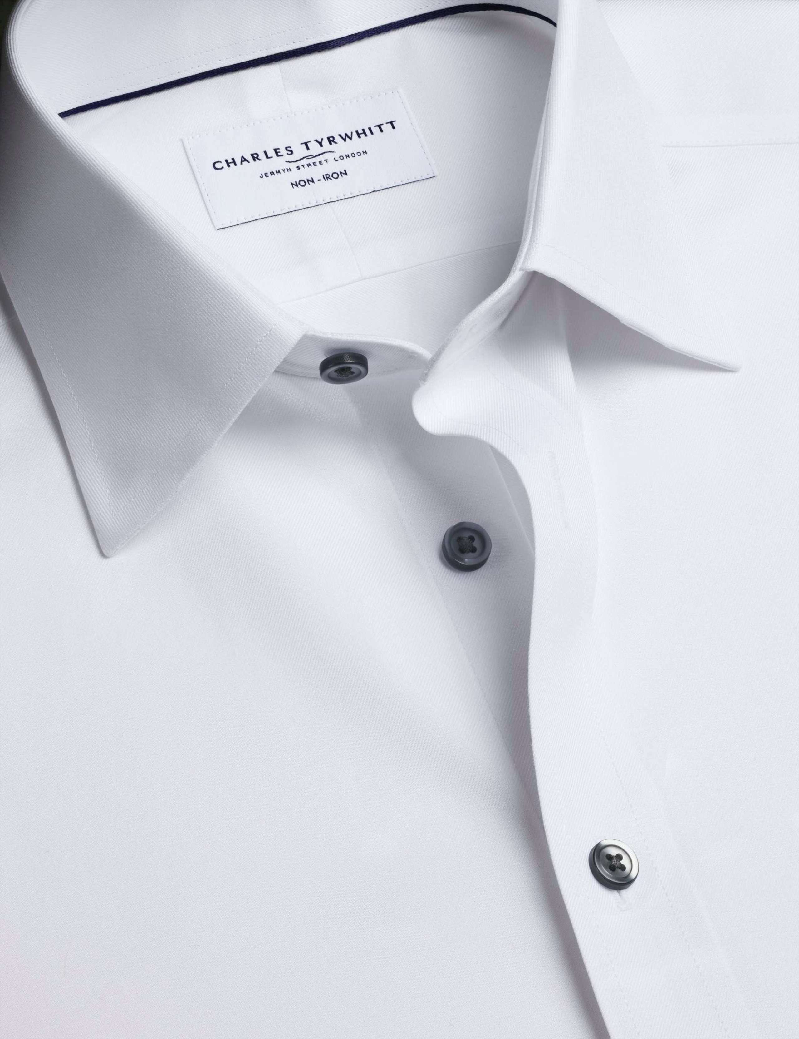 Slim Fit Non Iron Pure Cotton Twill Shirt 4 of 7