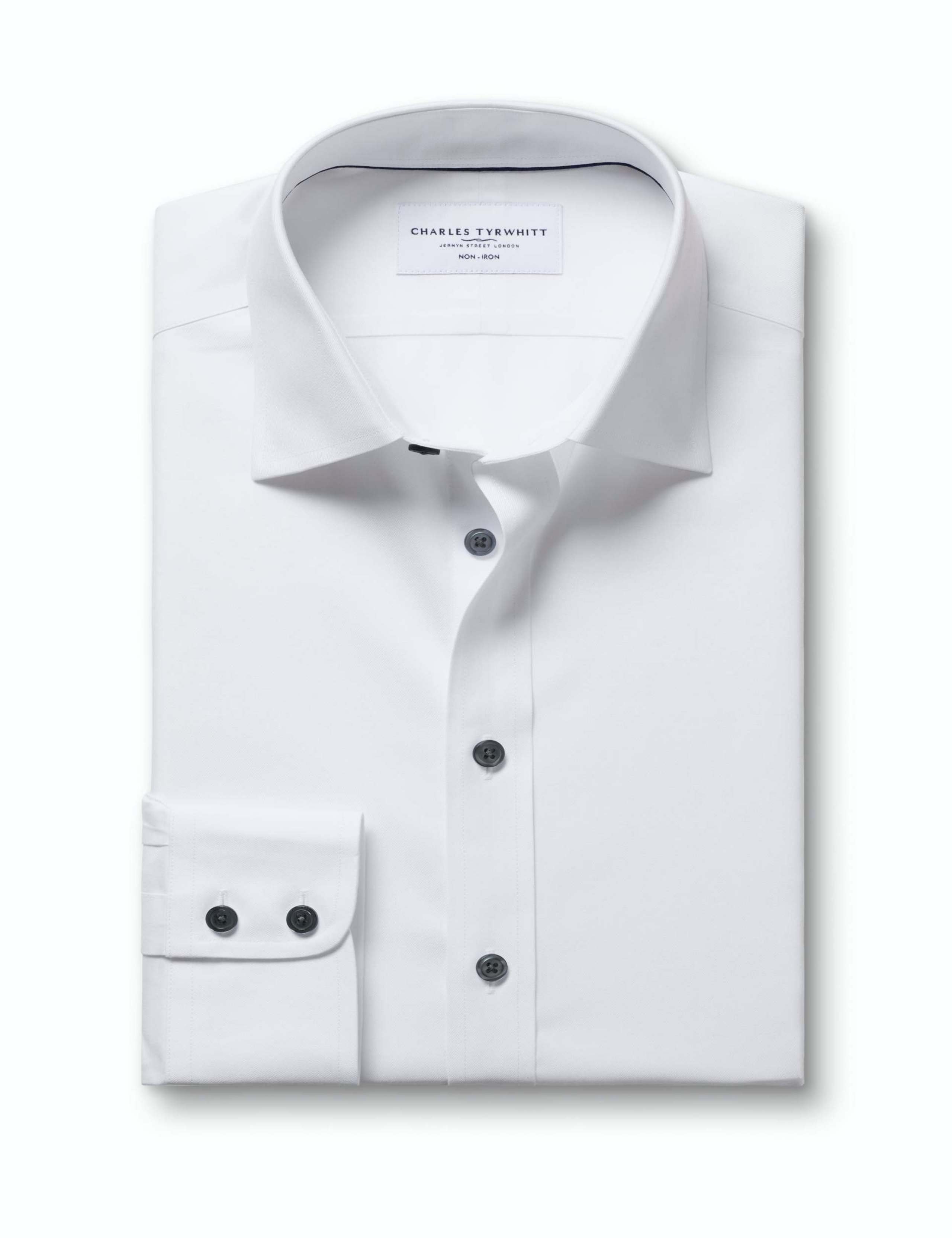 Slim Fit Non Iron Pure Cotton Twill Shirt 5 of 7