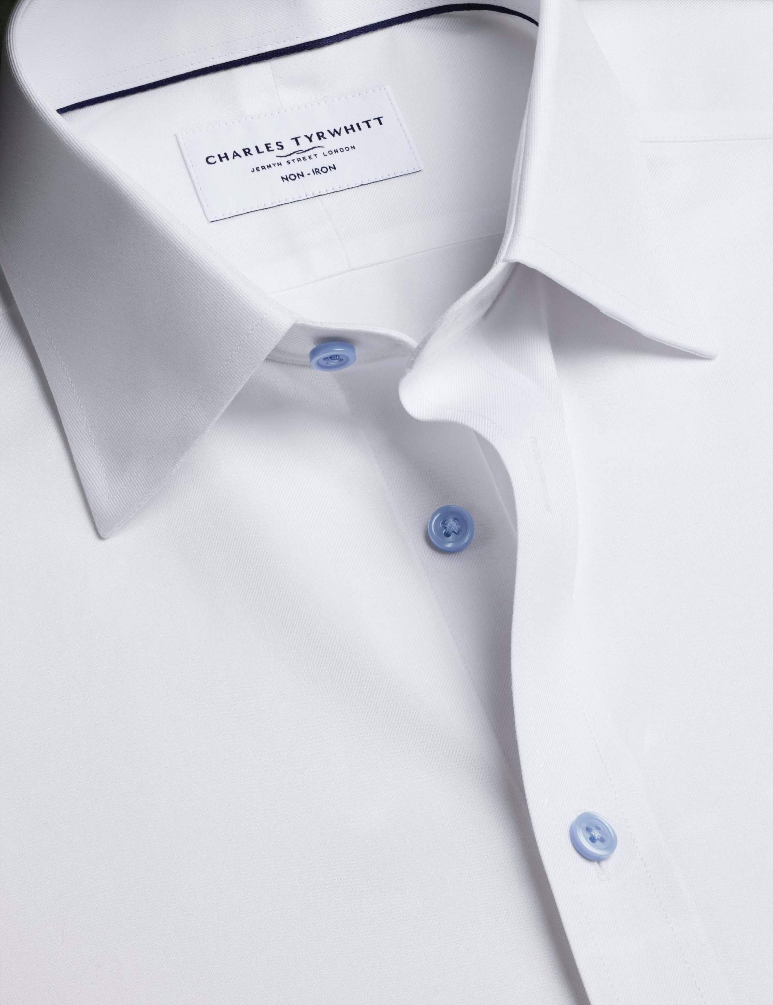 Slim Fit Non Iron Pure Cotton Twill Shirt 5 of 7