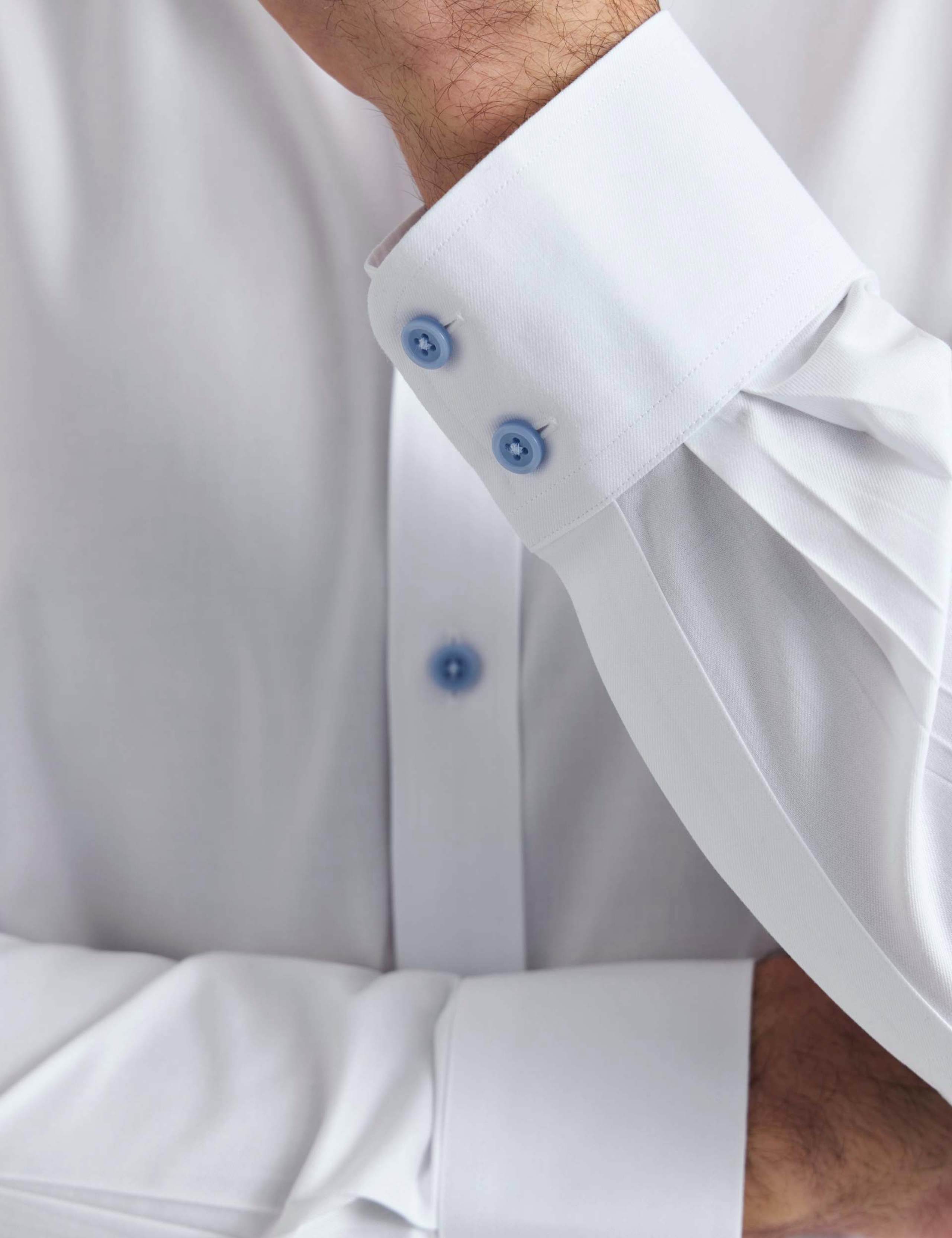 Slim Fit Non Iron Pure Cotton Twill Shirt 6 of 7