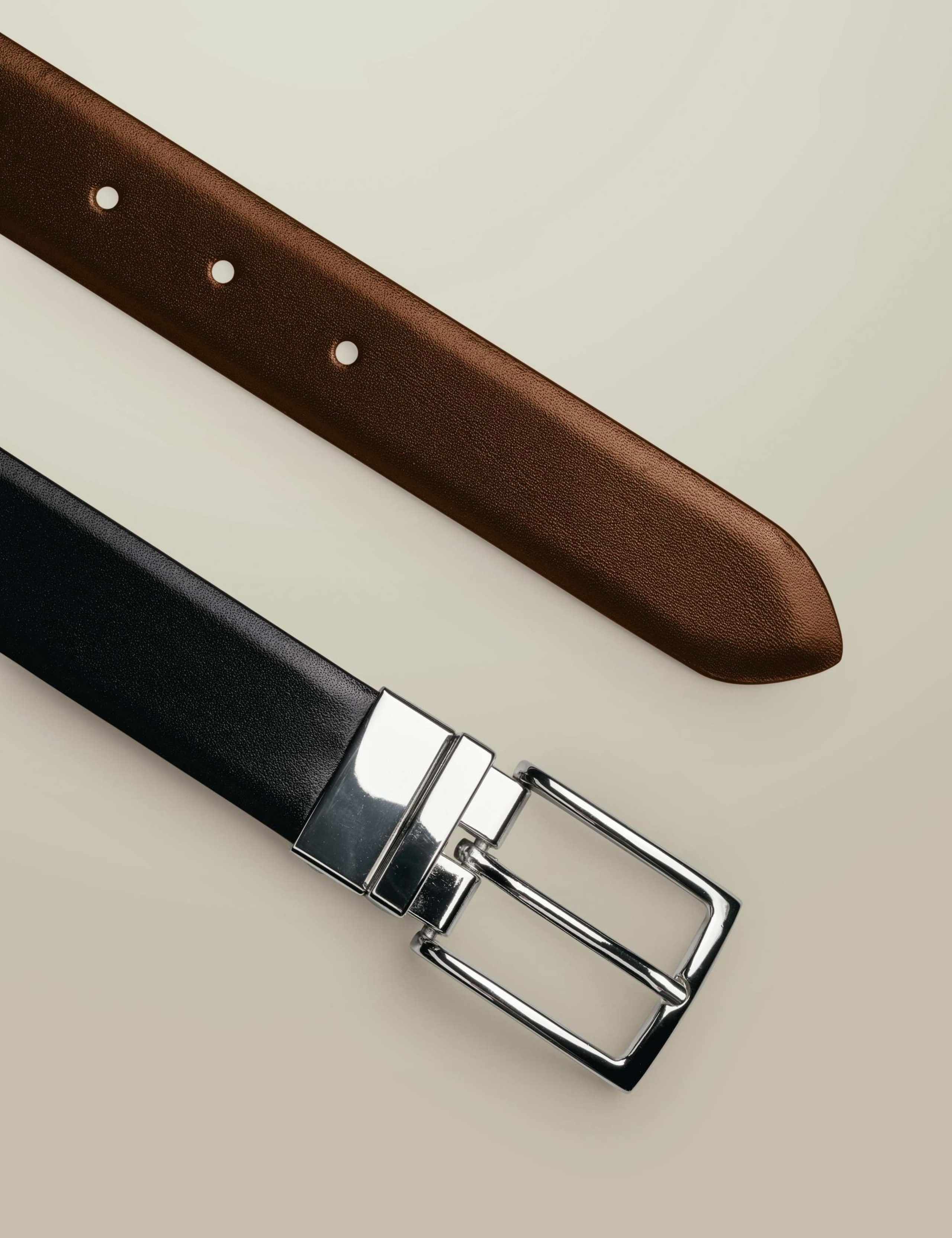 Leather Reversible Smart Belt 2 of 2