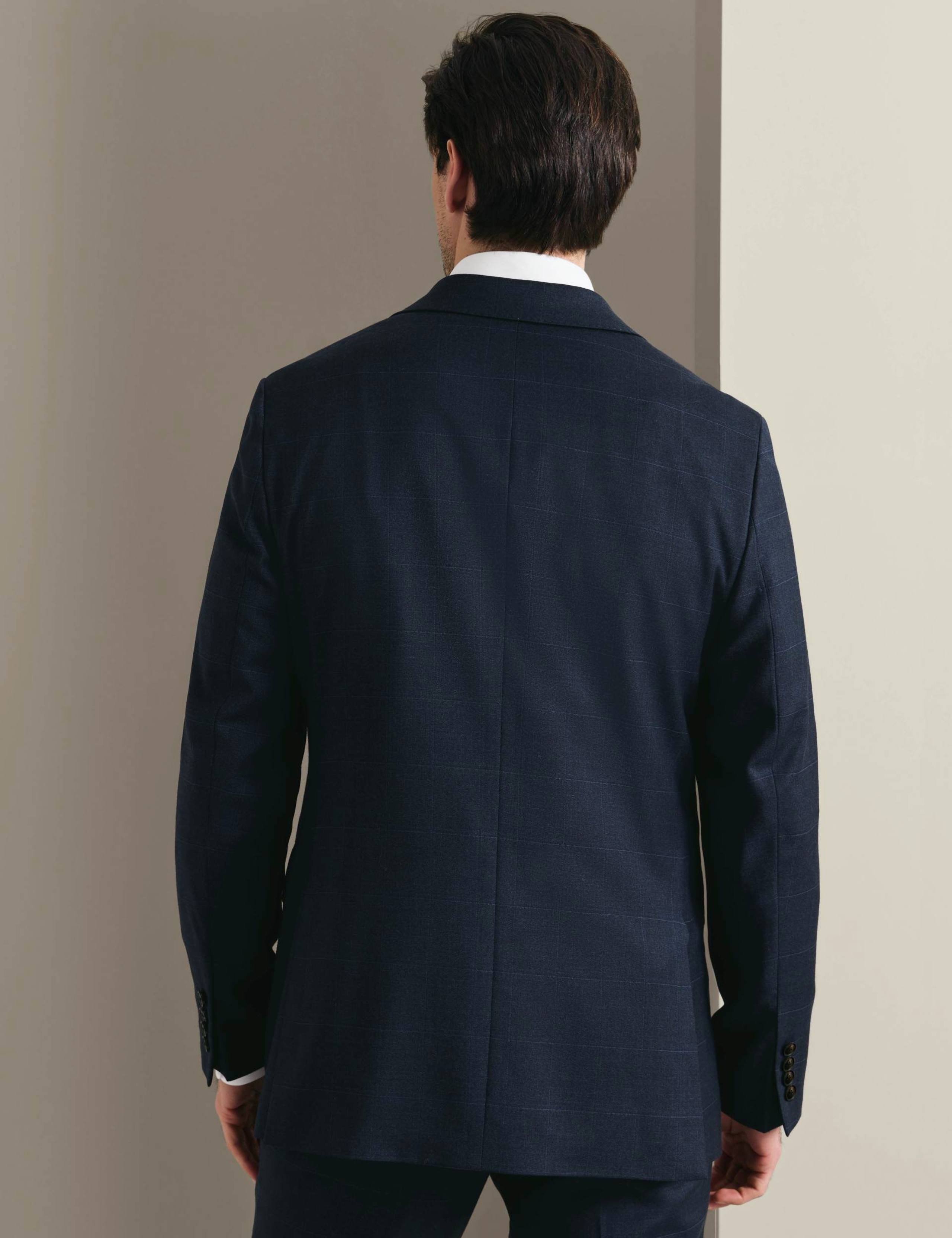 Slim Fit Wool Rich Stretch Check Suit Jacket 3 of 8