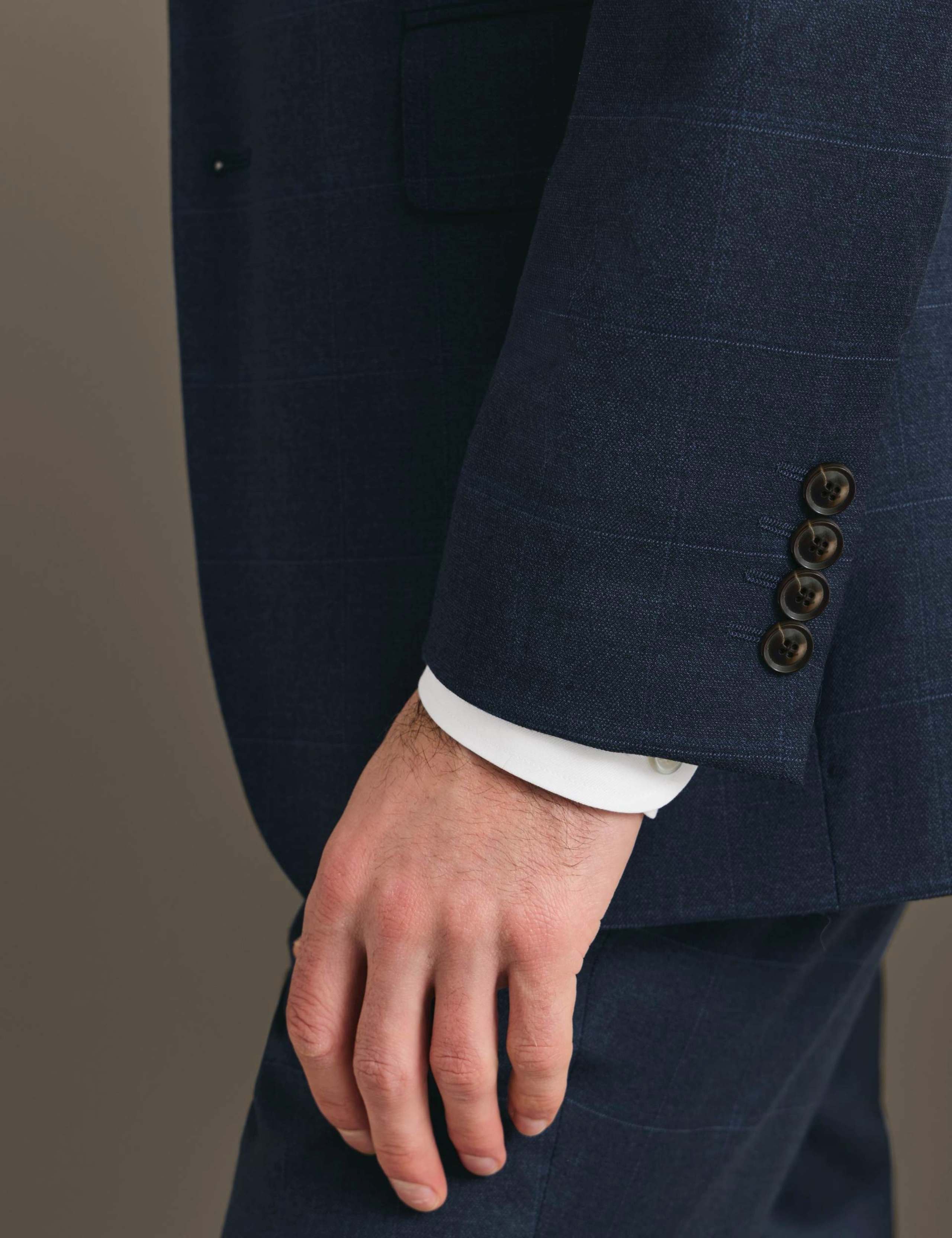 Slim Fit Wool Rich Stretch Check Suit Jacket 7 of 8