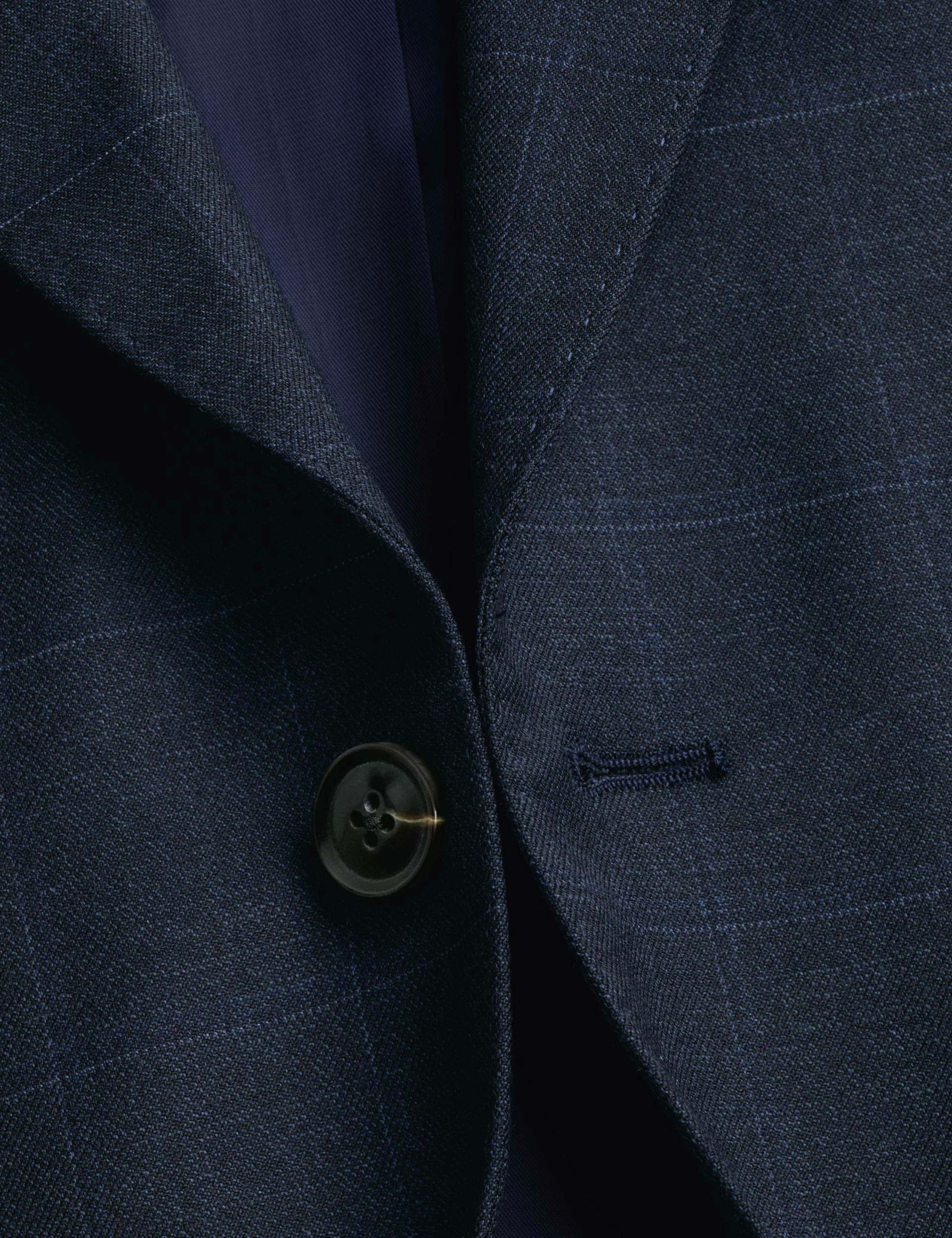 Slim Fit Wool Rich Stretch Check Suit Jacket 8 of 8