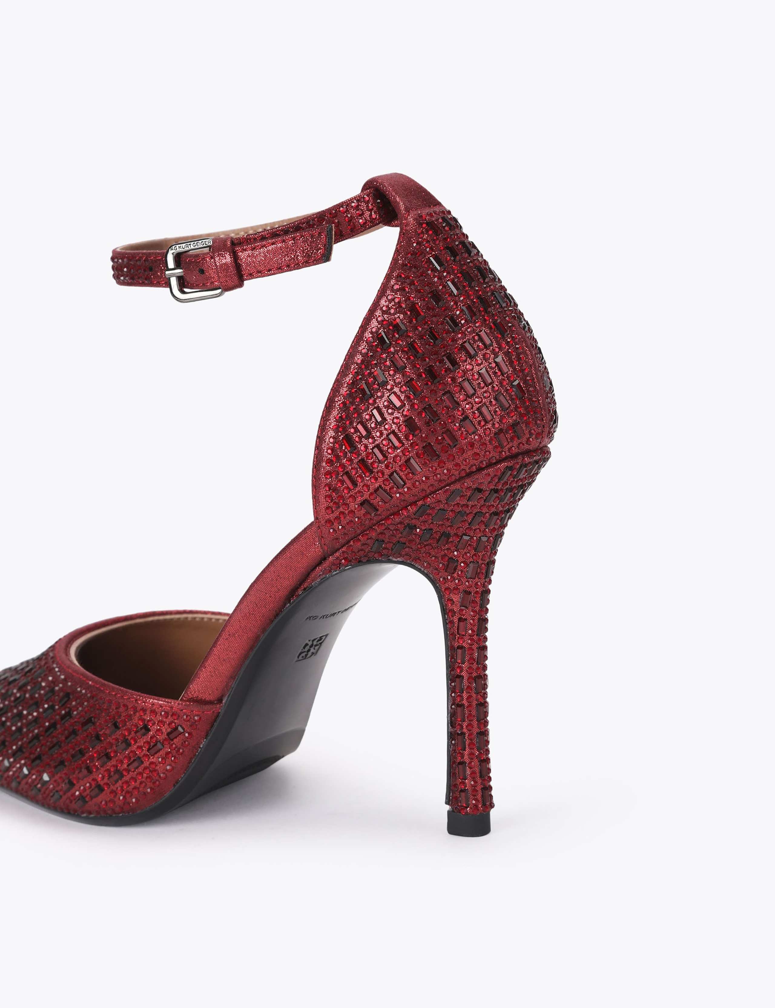 Ankle Strap Stiletto Heel Pointed Shoes 3 of 4