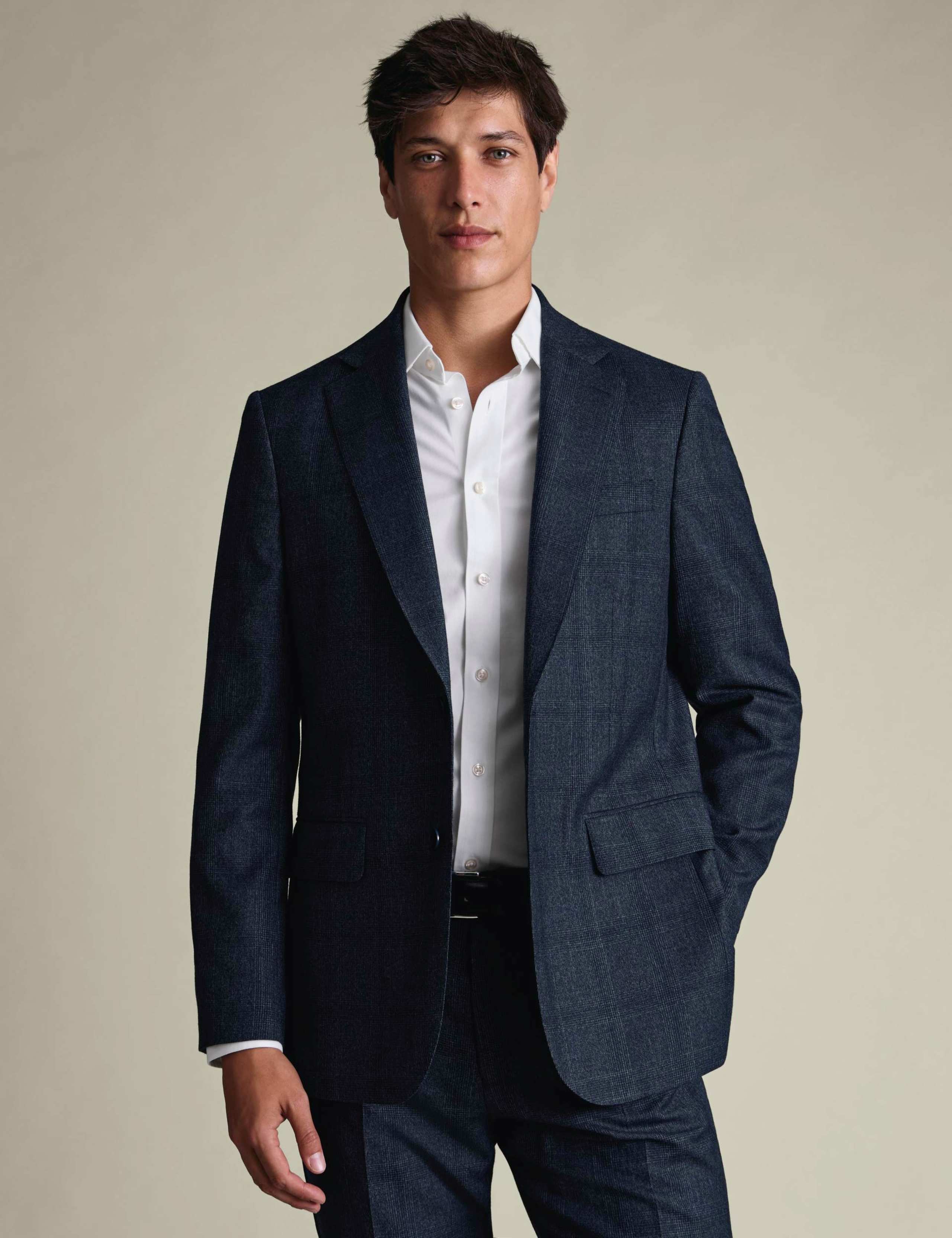 Slim Fit Super 120s Merino Wool Suit Jacket 4 of 6