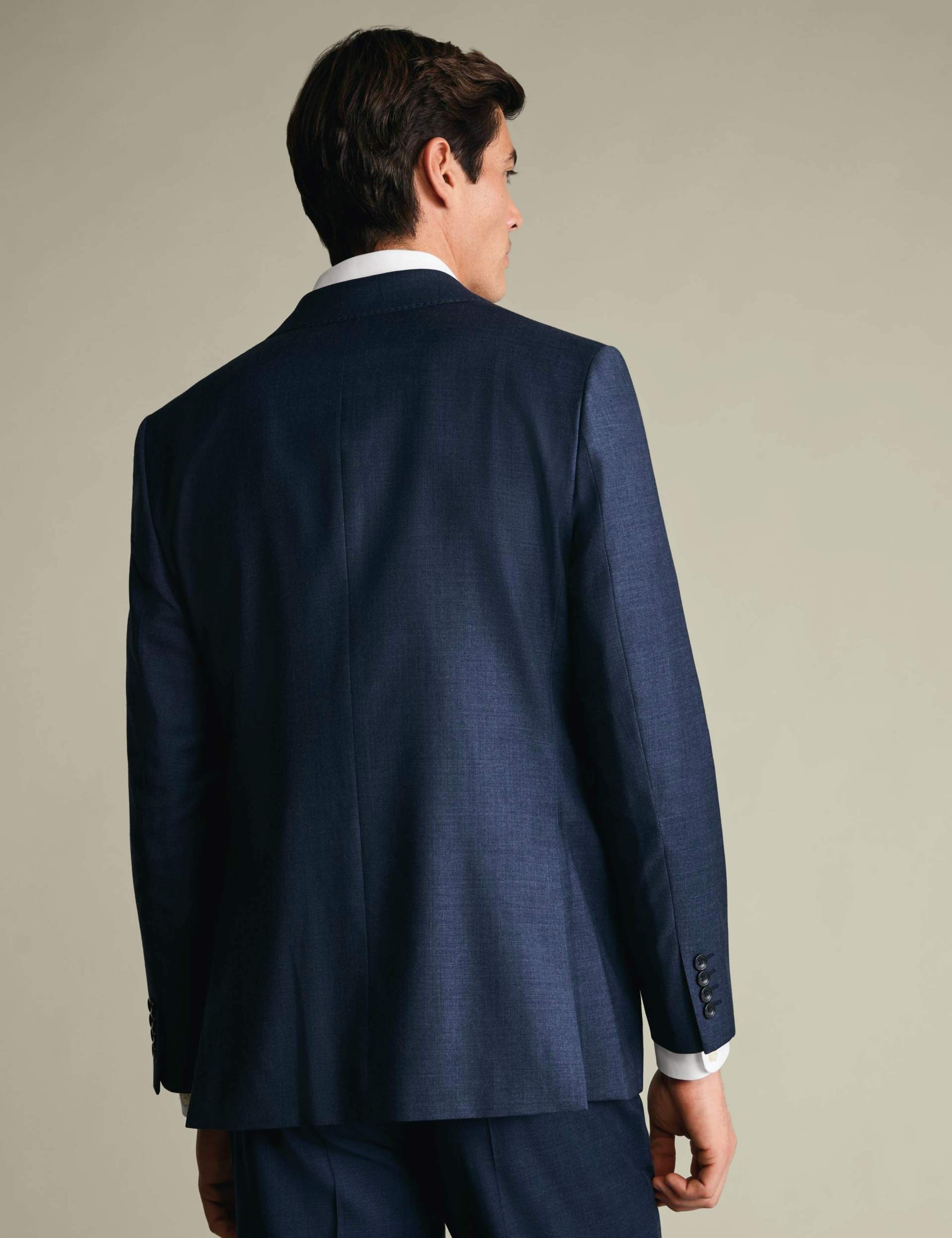 Slim Fit Super 100s Wool Twill Suit Jacket 3 of 6