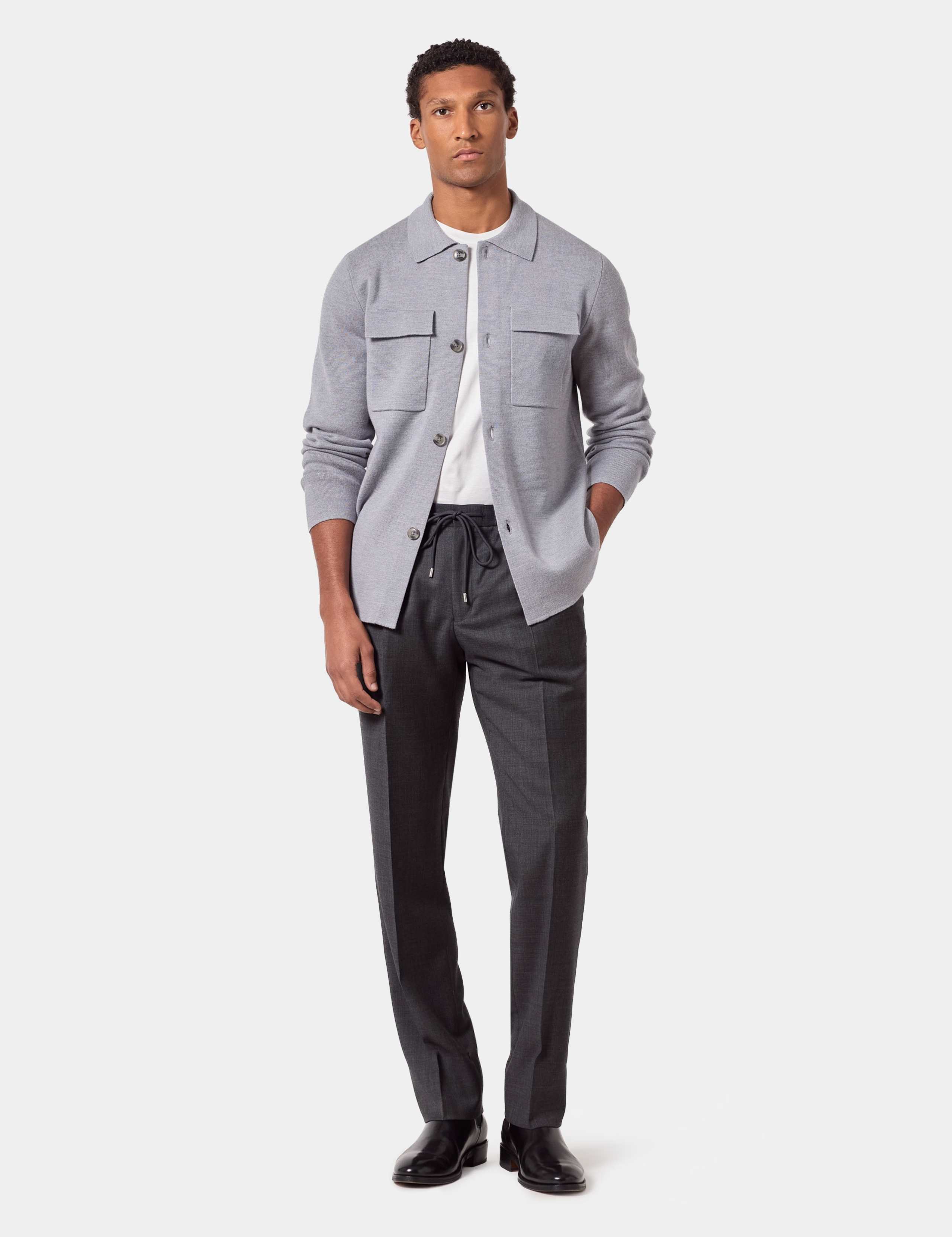 Pure Wool Knitted Overshirt 2 of 5