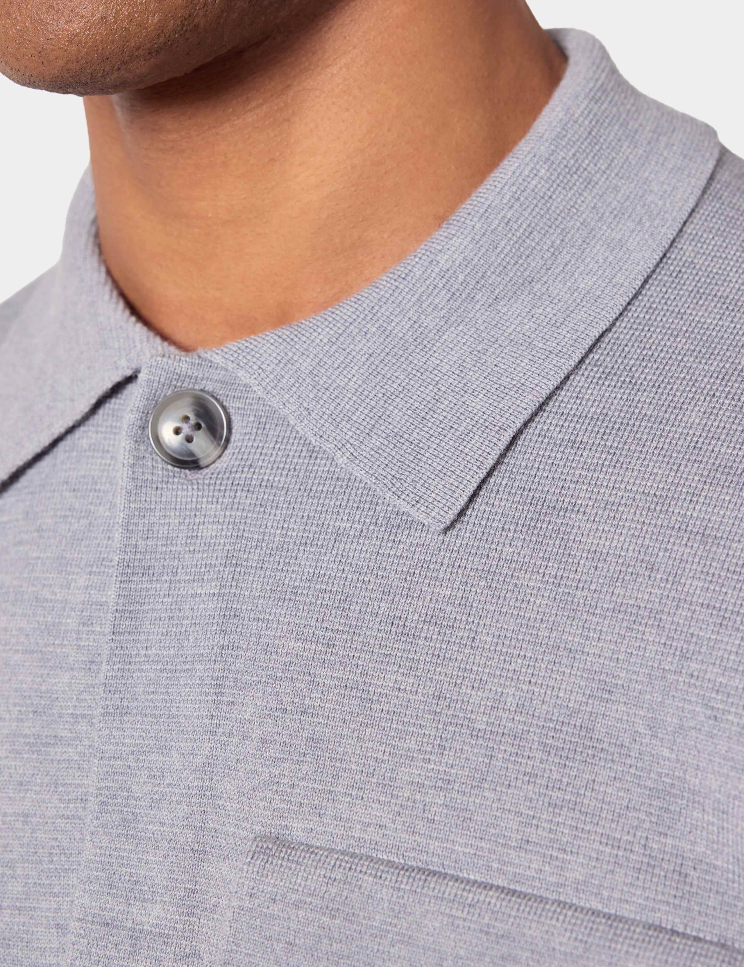 Pure Wool Knitted Overshirt 4 of 5