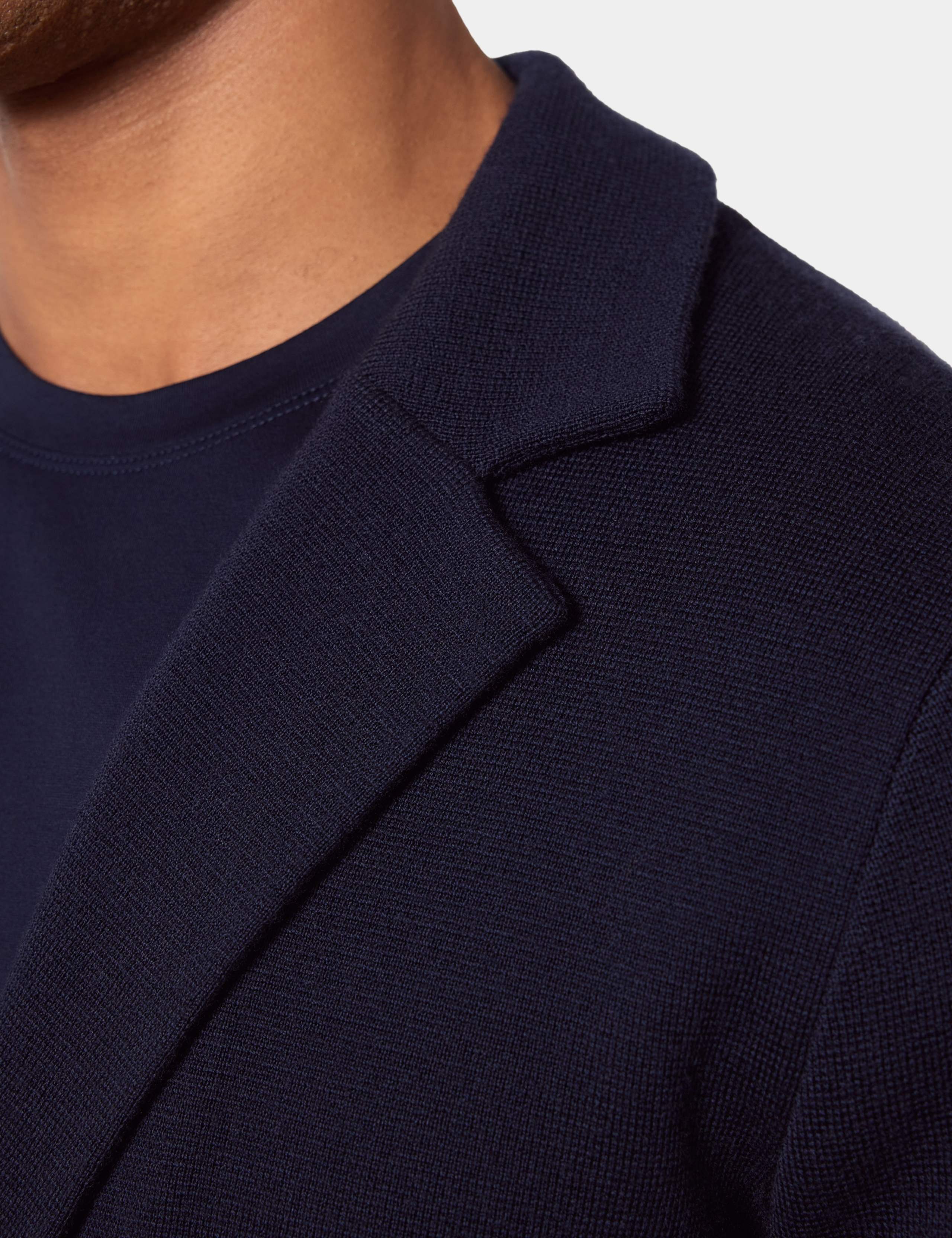 Pure Merino Wool Knitted Blazer 4 of 4