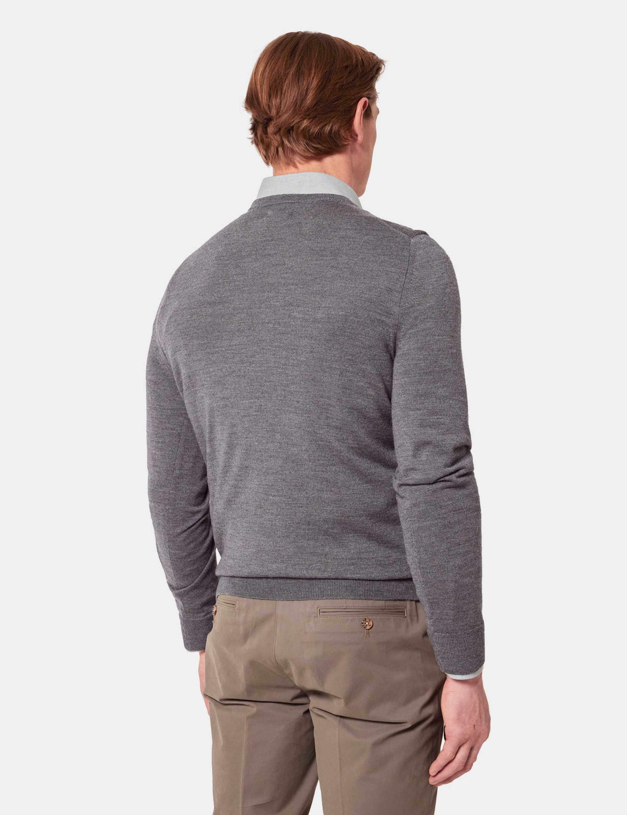 Pure Merino Wool V-Neck Jumper 2 of 4