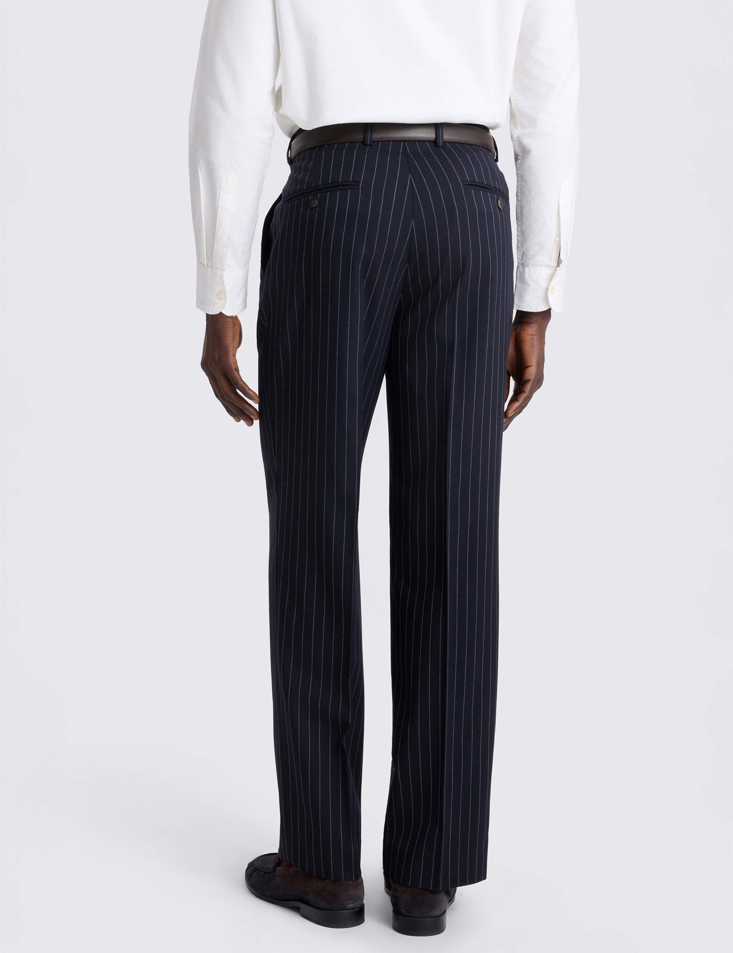 Relaxed Fit Pinstripe Trousers 2 of 3