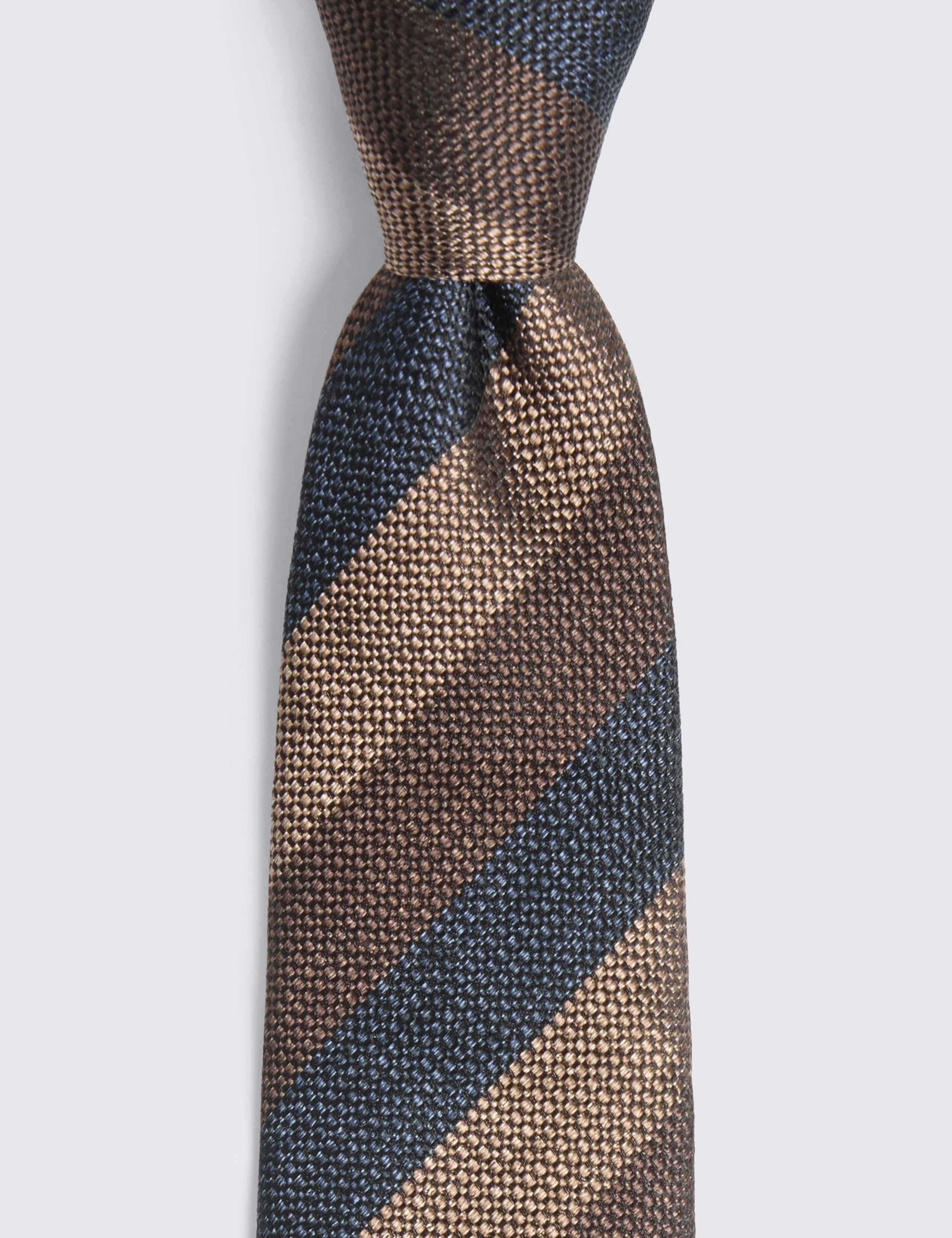 Striped Pure Silk Tie 2 of 2