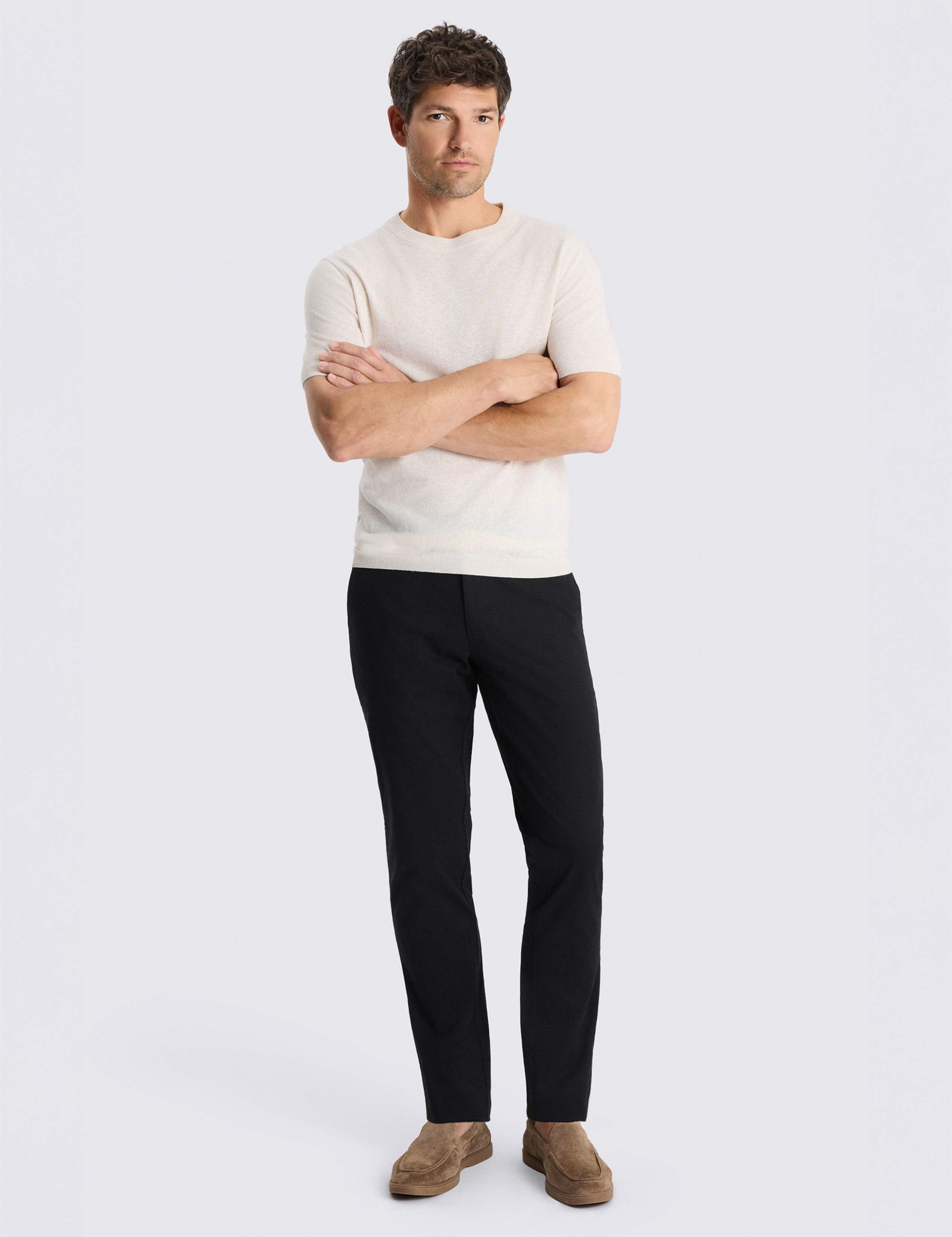 Tailored Fit Cotton Rich Stretch Chinos 2 of 4