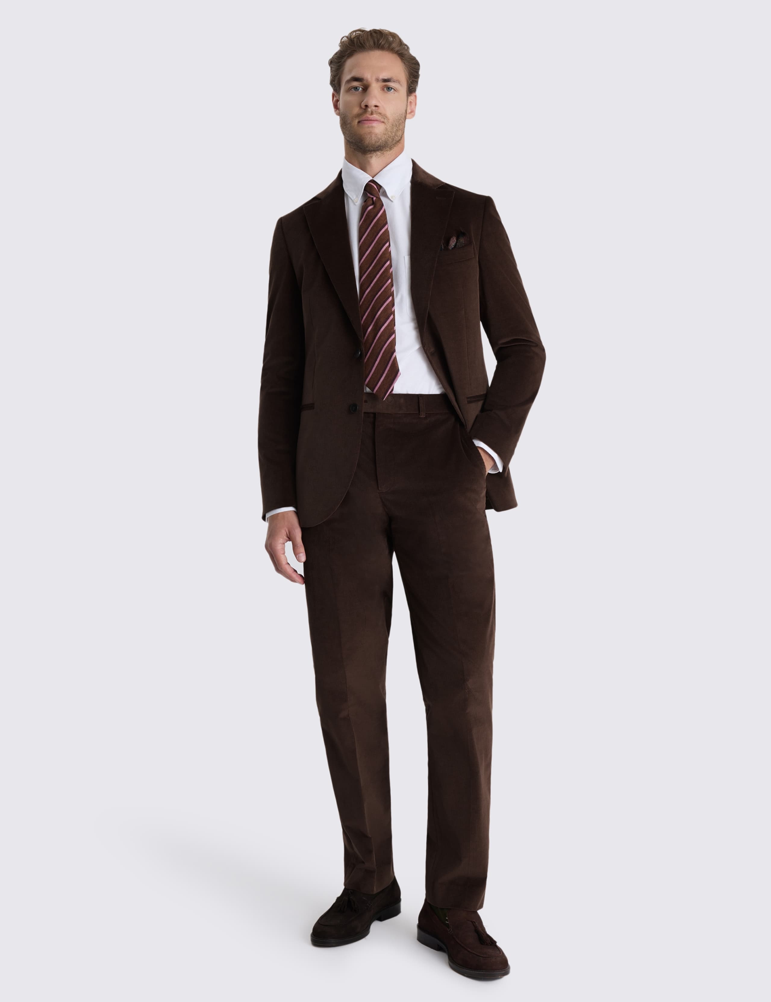 Tailored Fit Cord Stretch Suit Jacket 2 of 4