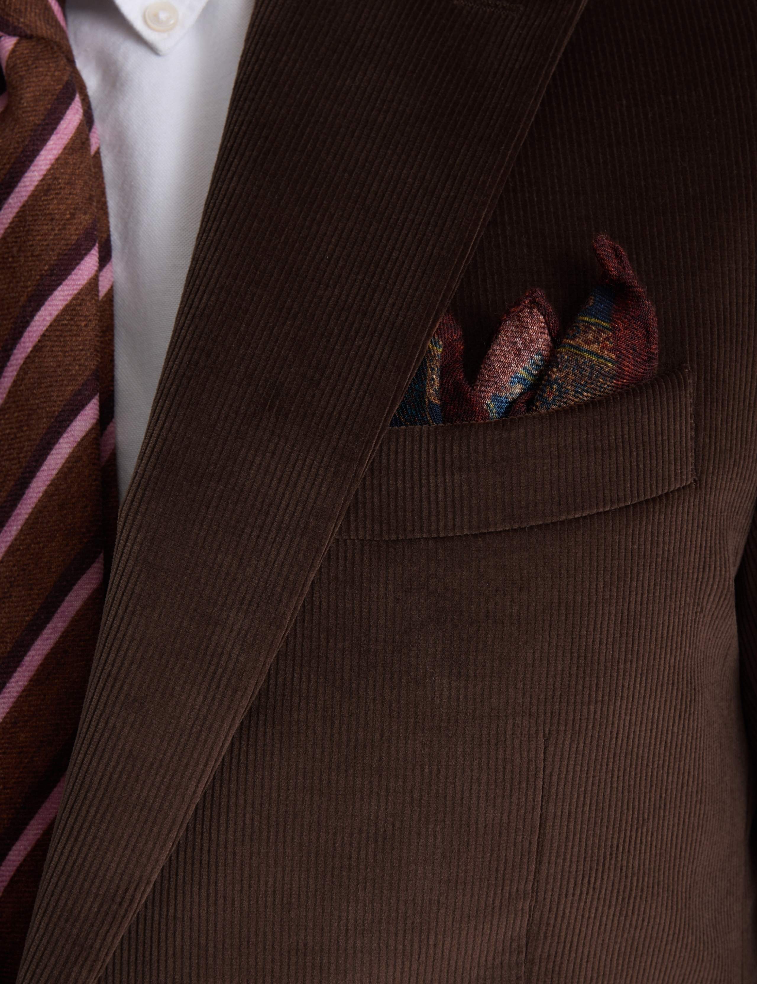 Tailored Fit Cord Stretch Suit Jacket 4 of 4