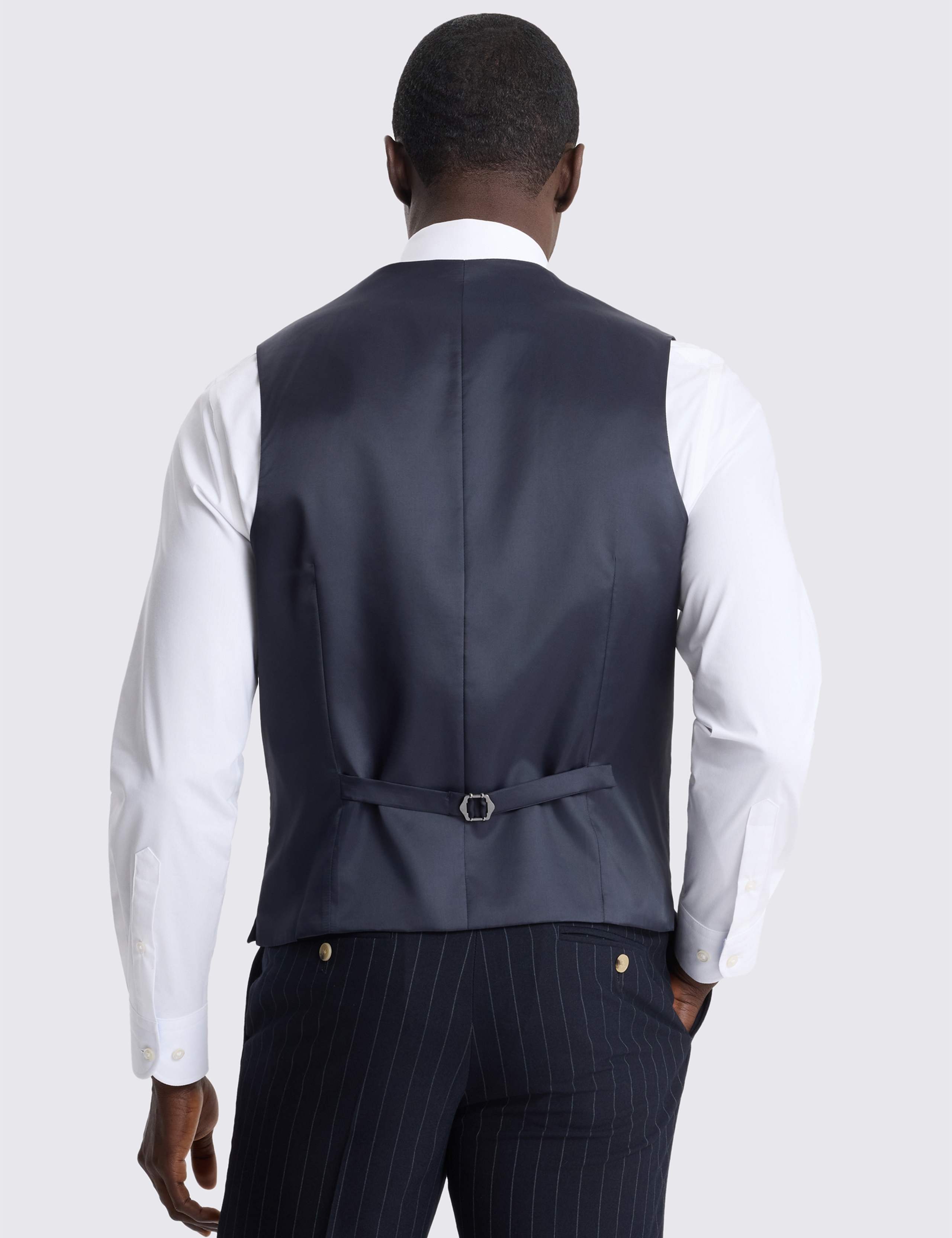 Tailored Fit Striped Waistcoat 2 of 3