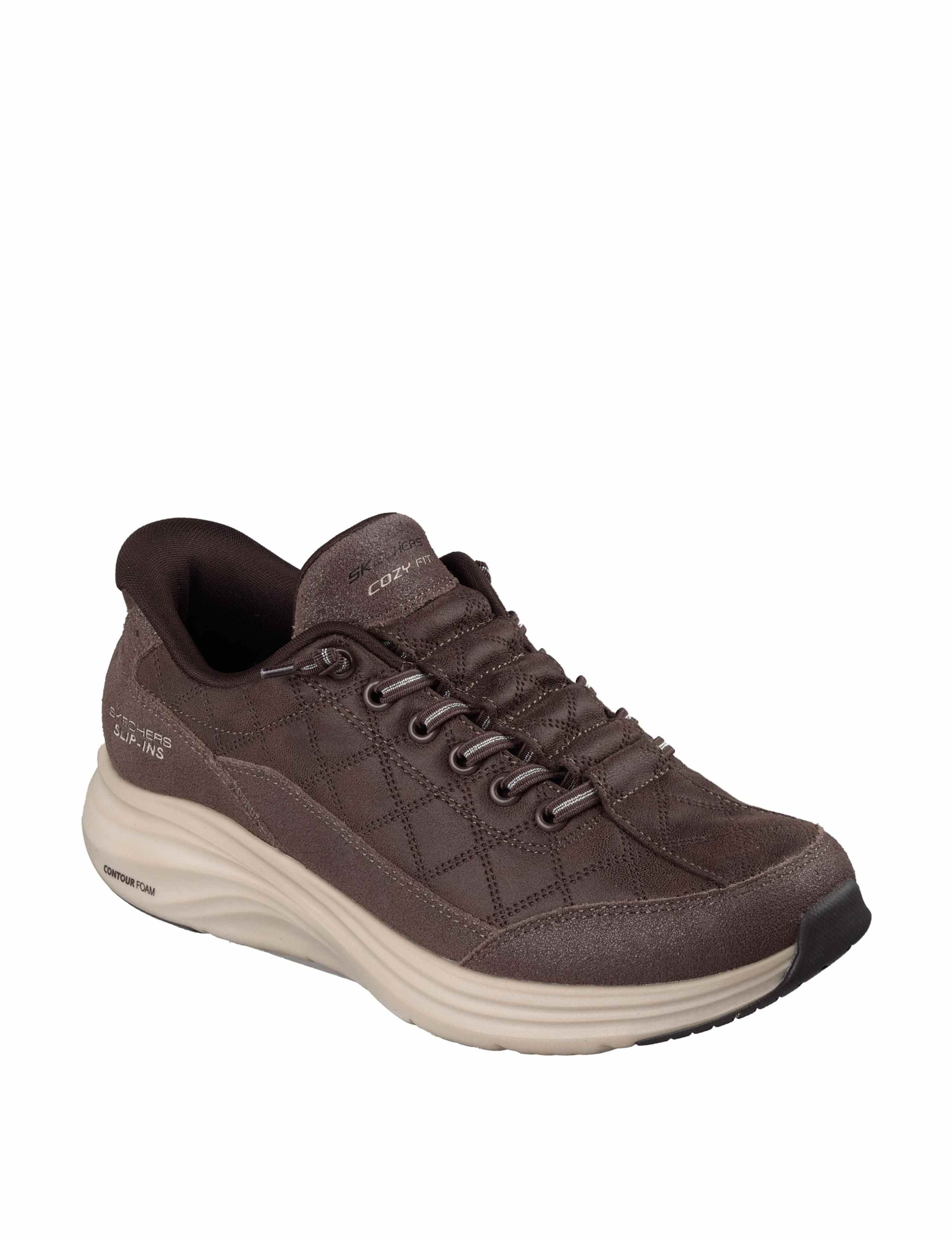 Slip-Ins Contour Foam Leather Trainers 3 of 5