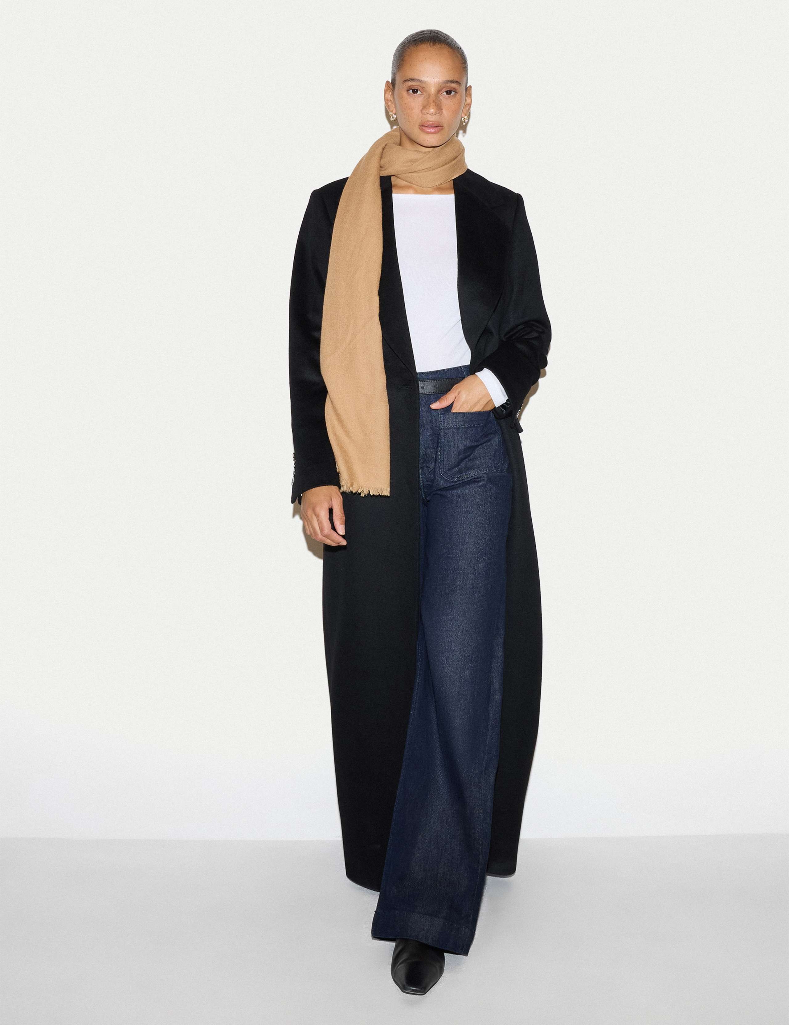 Pure Wool Single Breasted Longline Coat 6 of 7