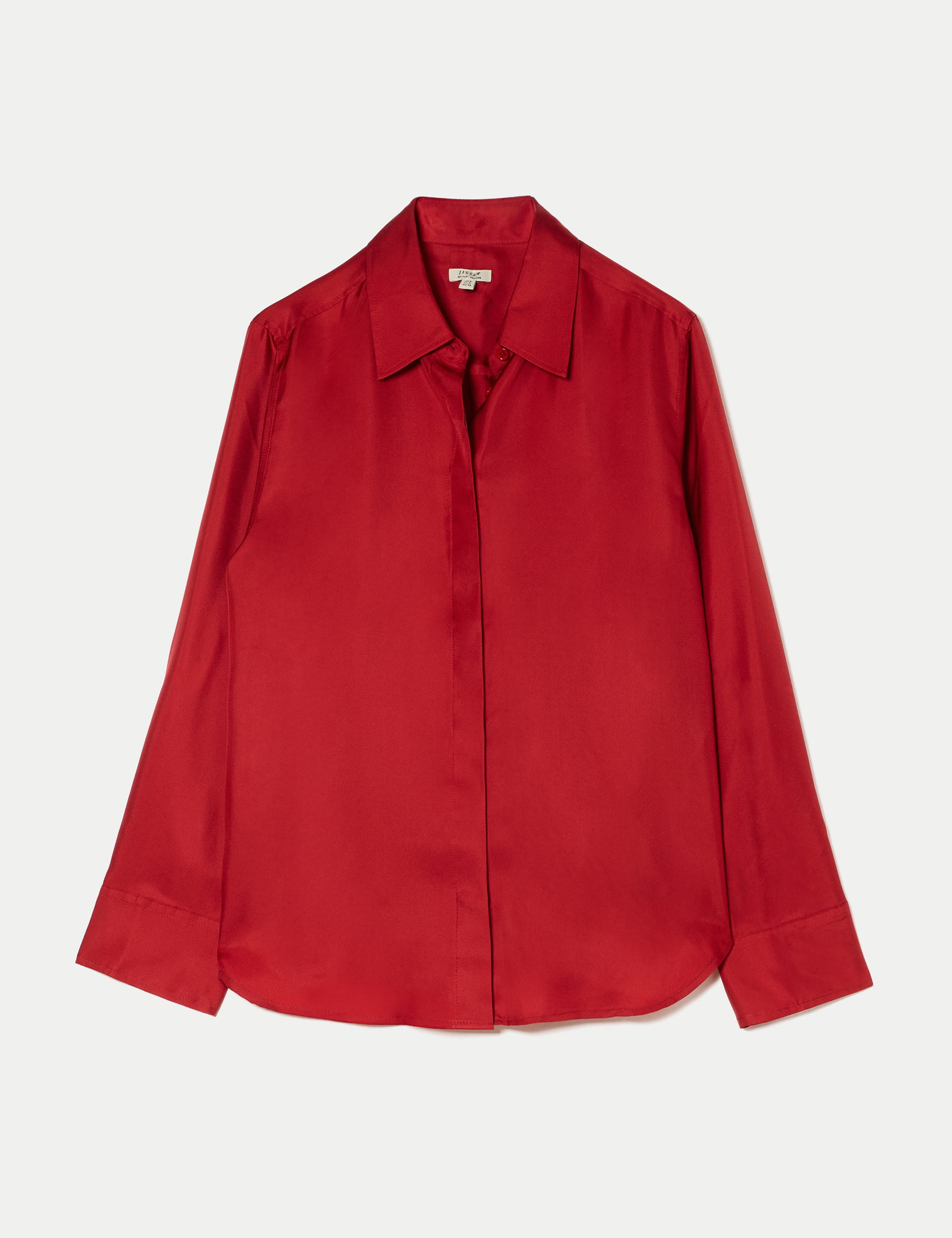 Pure Silk Collared Relaxed Shirt 2 of 5