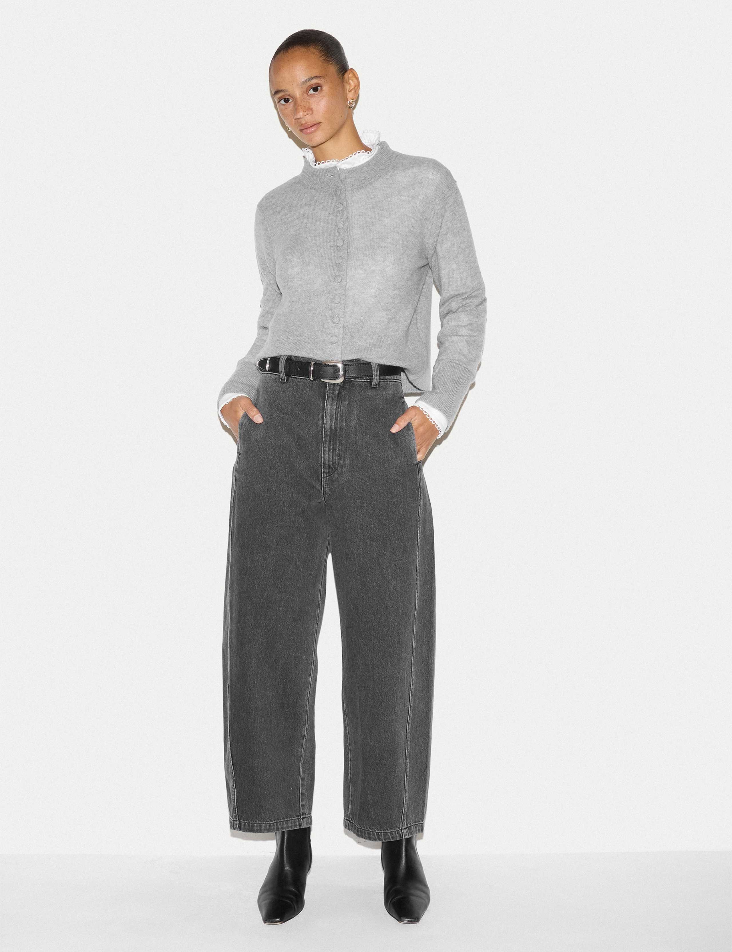 Merino Wool Rich Cardigan with Cashmere 4 of 6