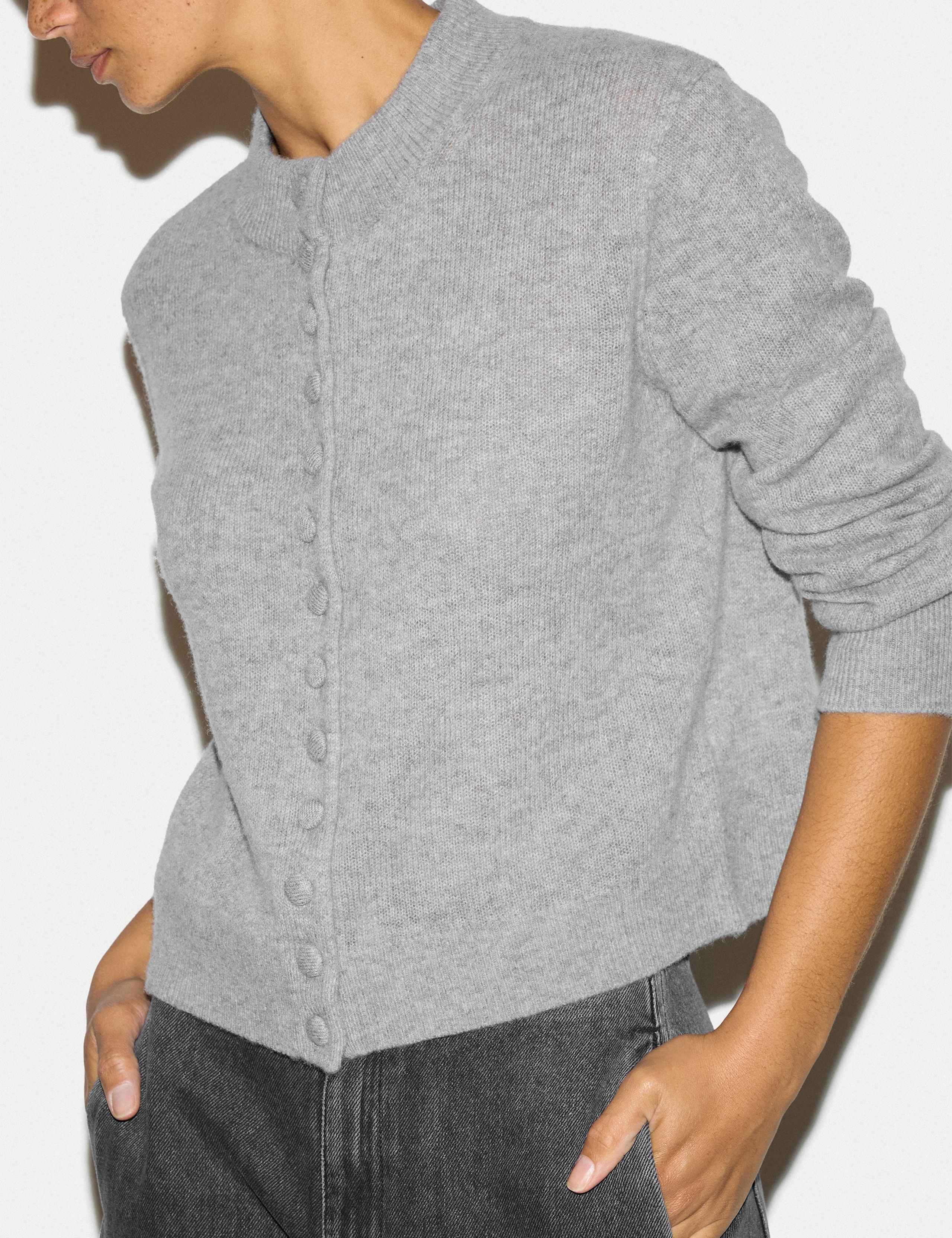 Merino Wool Rich Cardigan with Cashmere 5 of 6
