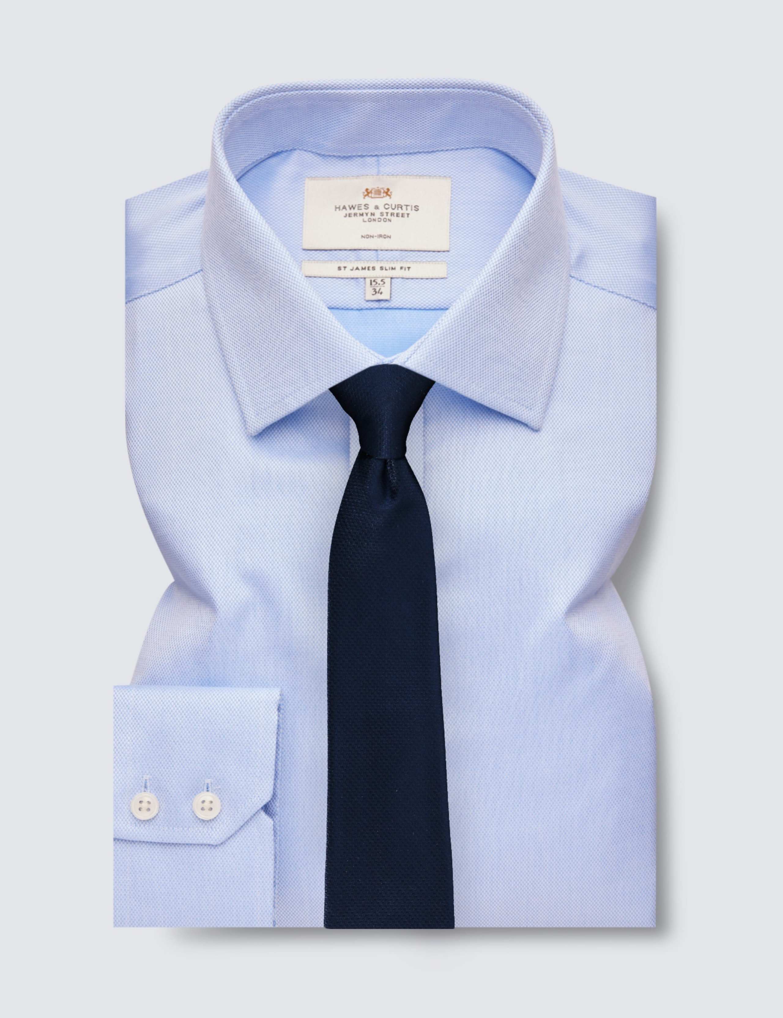 Regular Fit Non Iron Pique Shirt 2 of 3