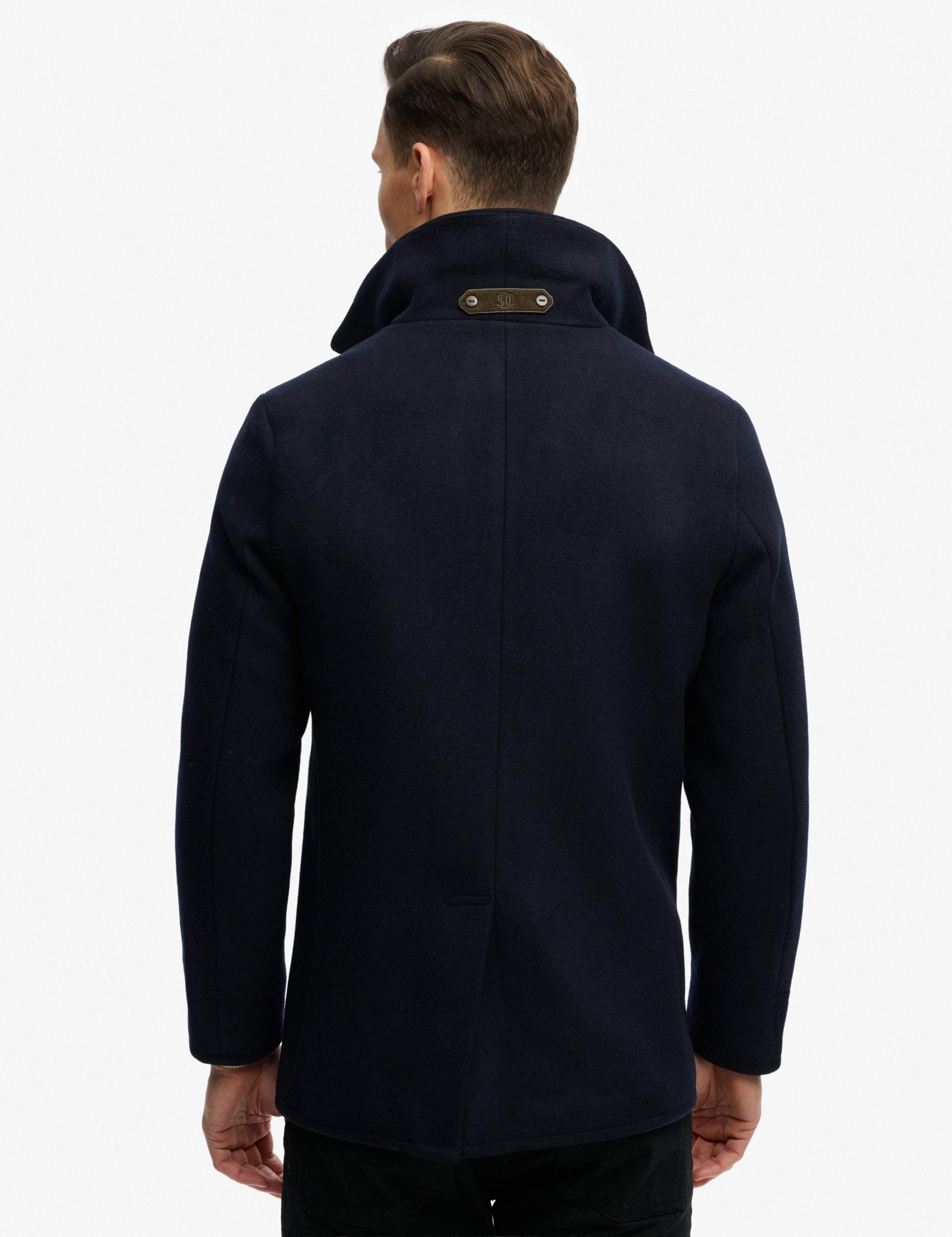 Wool Blend Pea Coat 6 of 7