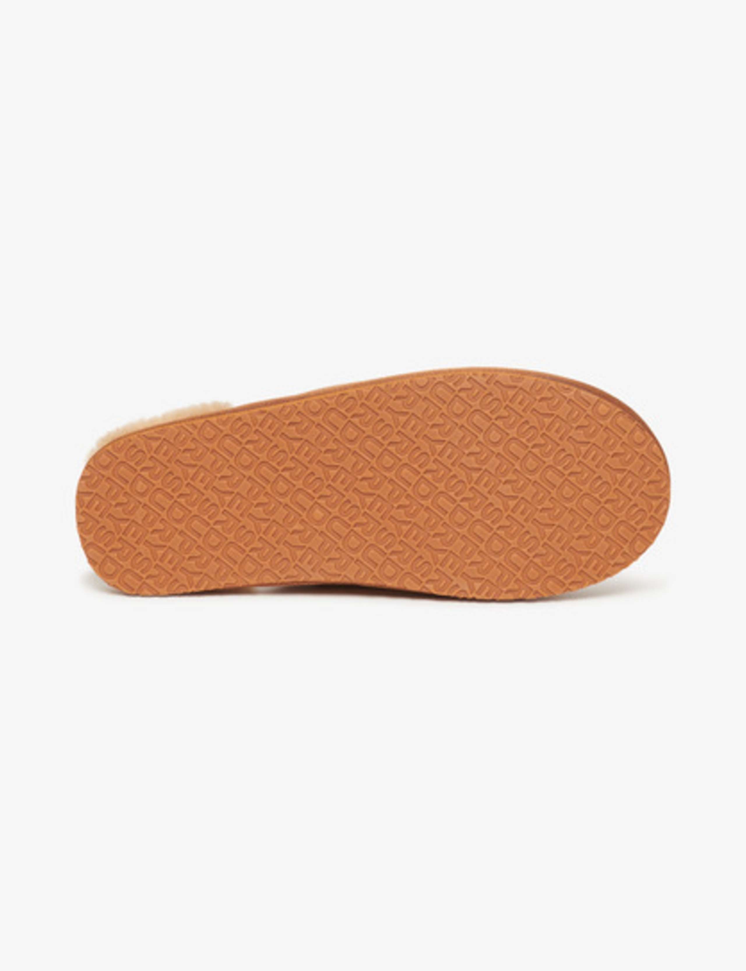 Suede Faux Fur Lined Mule Slippers 8 of 8
