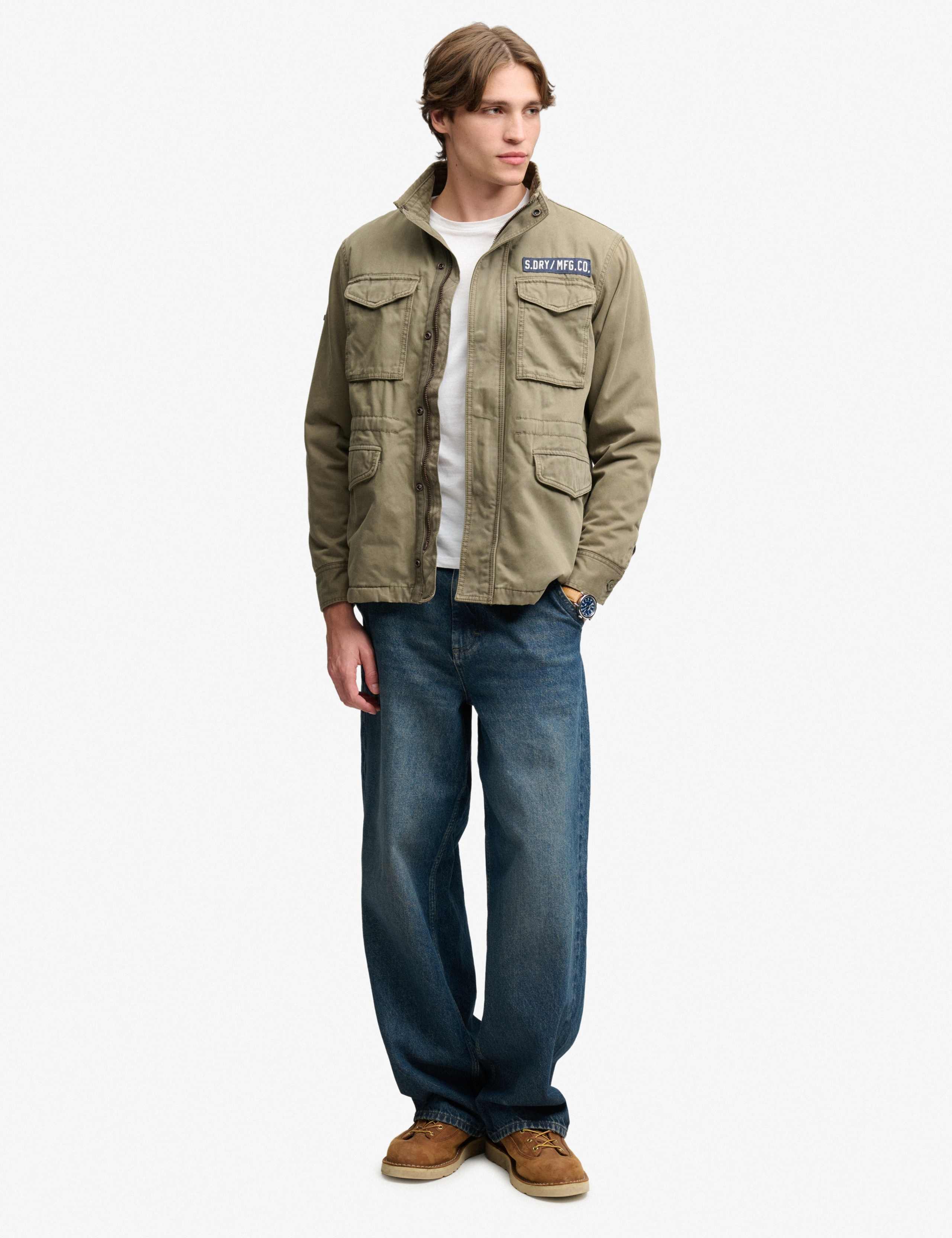 Pure Cotton Borg Lined Utility Jacket 6 of 8