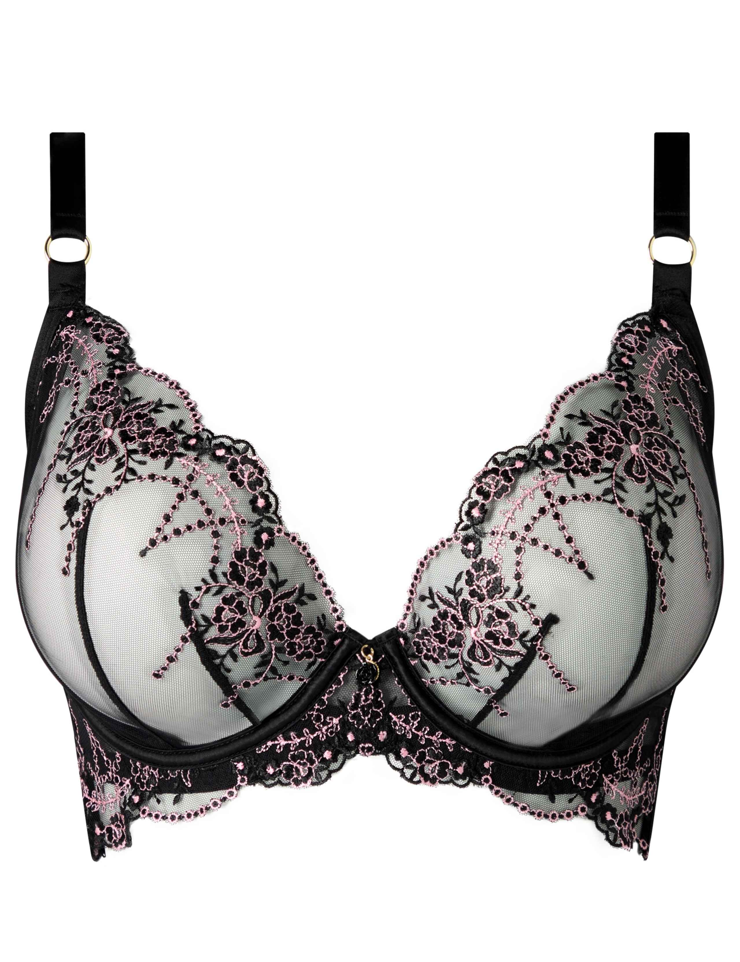 Embroidered Plunge Bra (A-G) 9 of 9