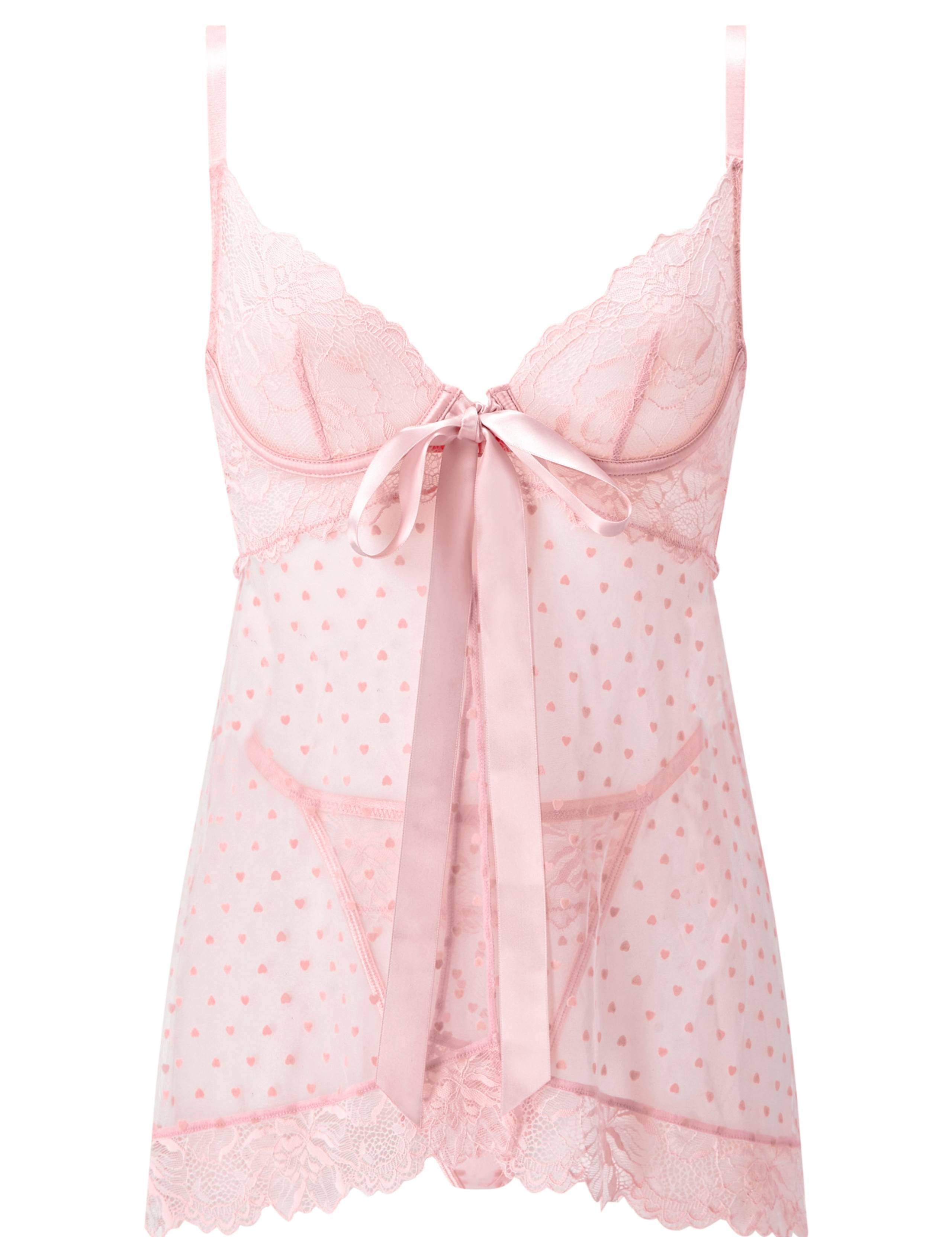 Babydoll Full Slip & Thong Set 2 of 6