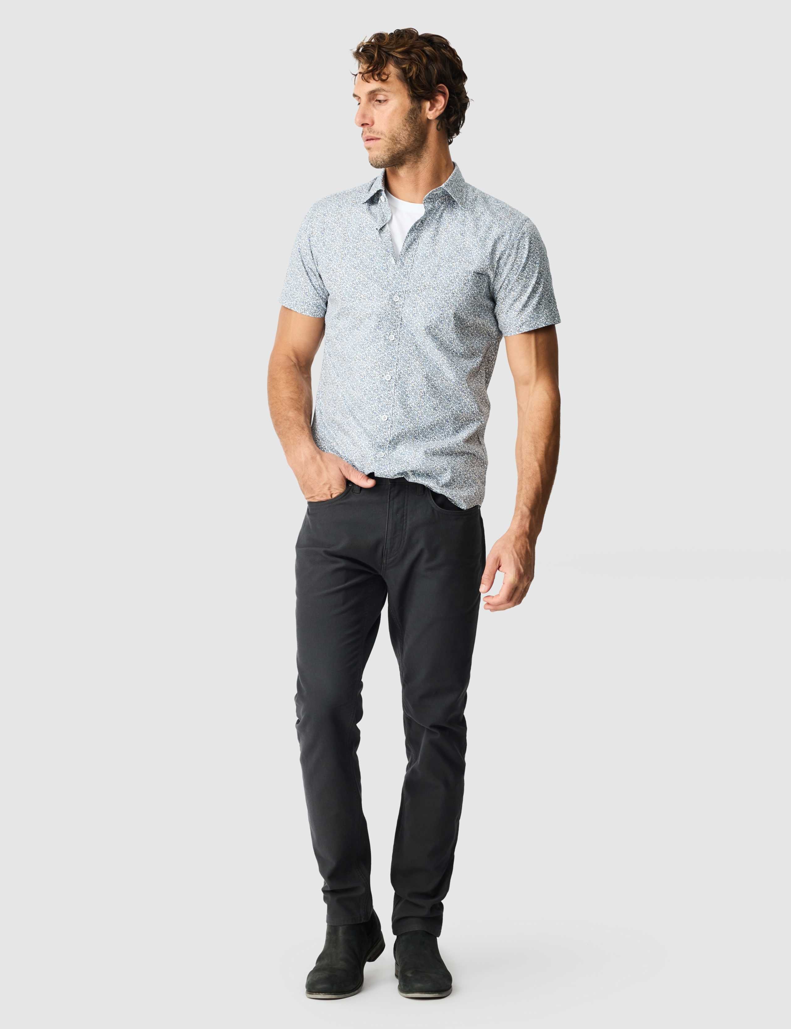 Slim Fit Pure Cotton Floral Shirt 2 of 6