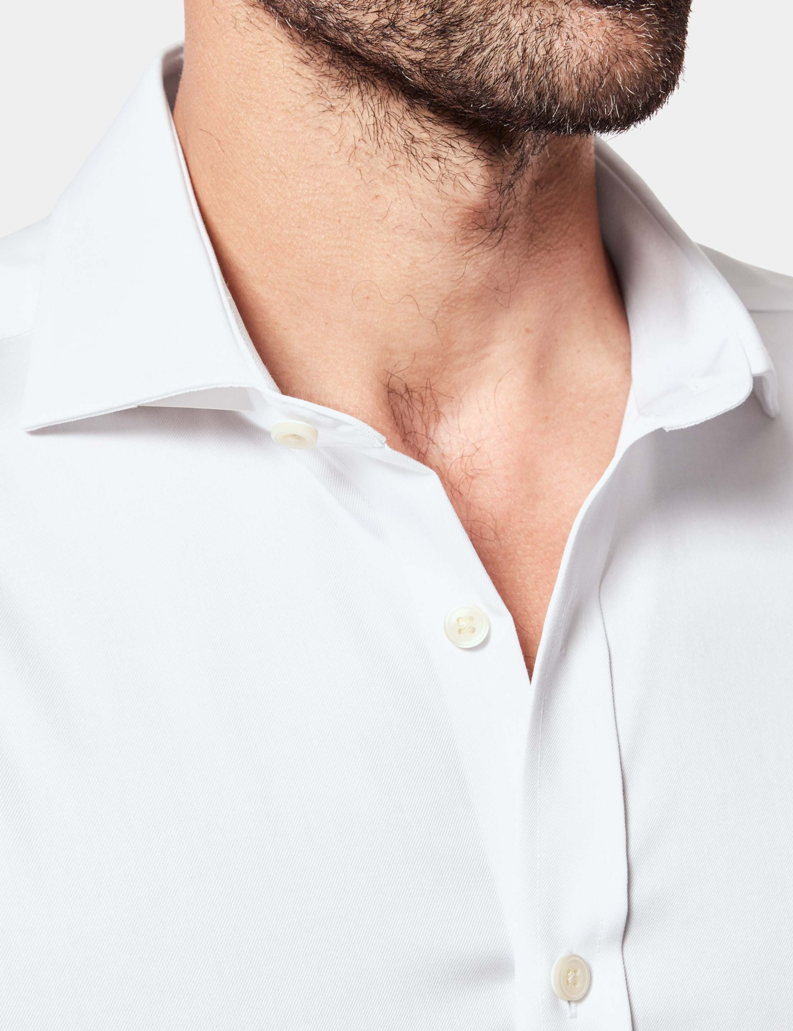 Slim Fit Non Iron Pure Cotton Twill Shirt 3 of 4