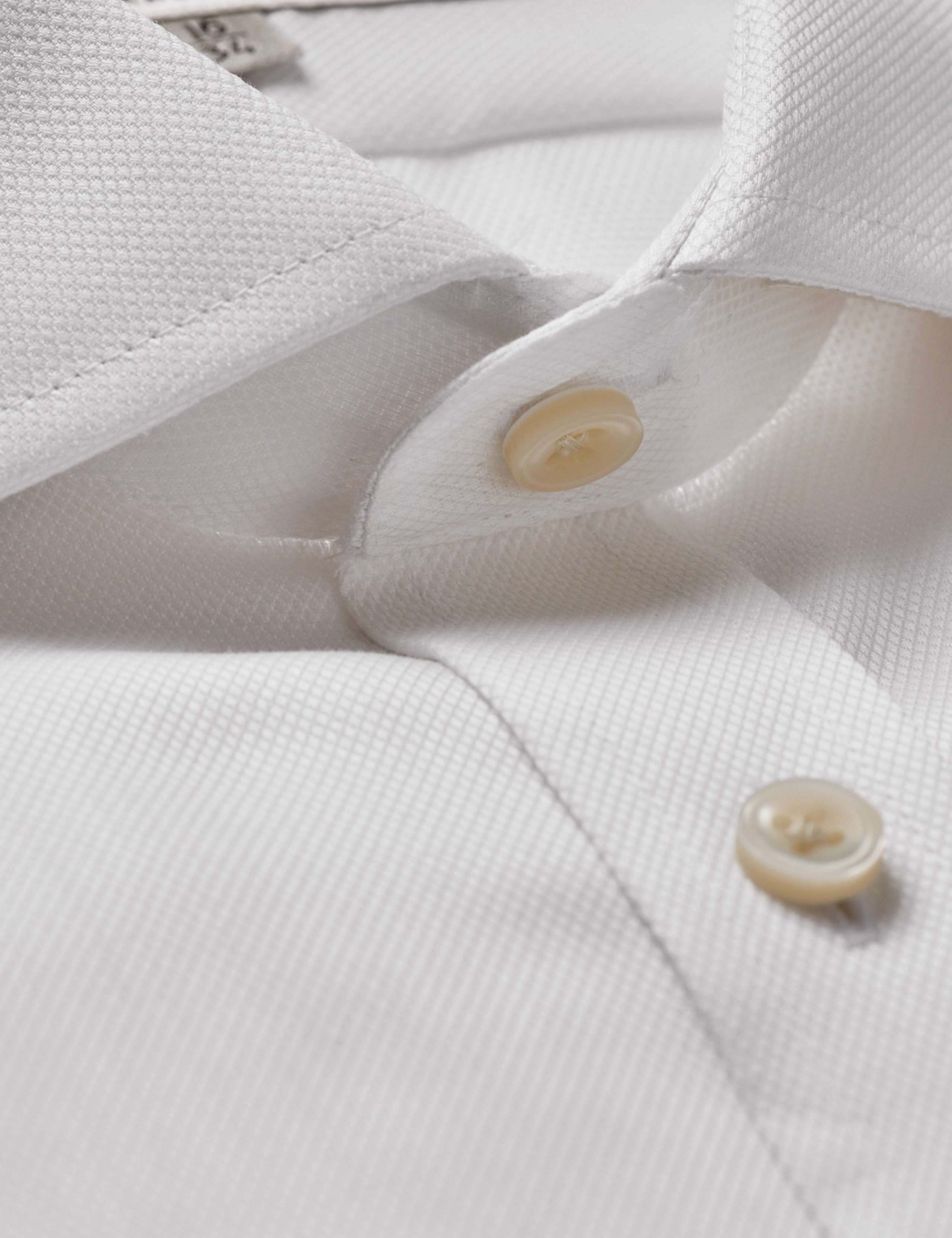 Slim Fit Pique Non Iron Shirt 3 of 3