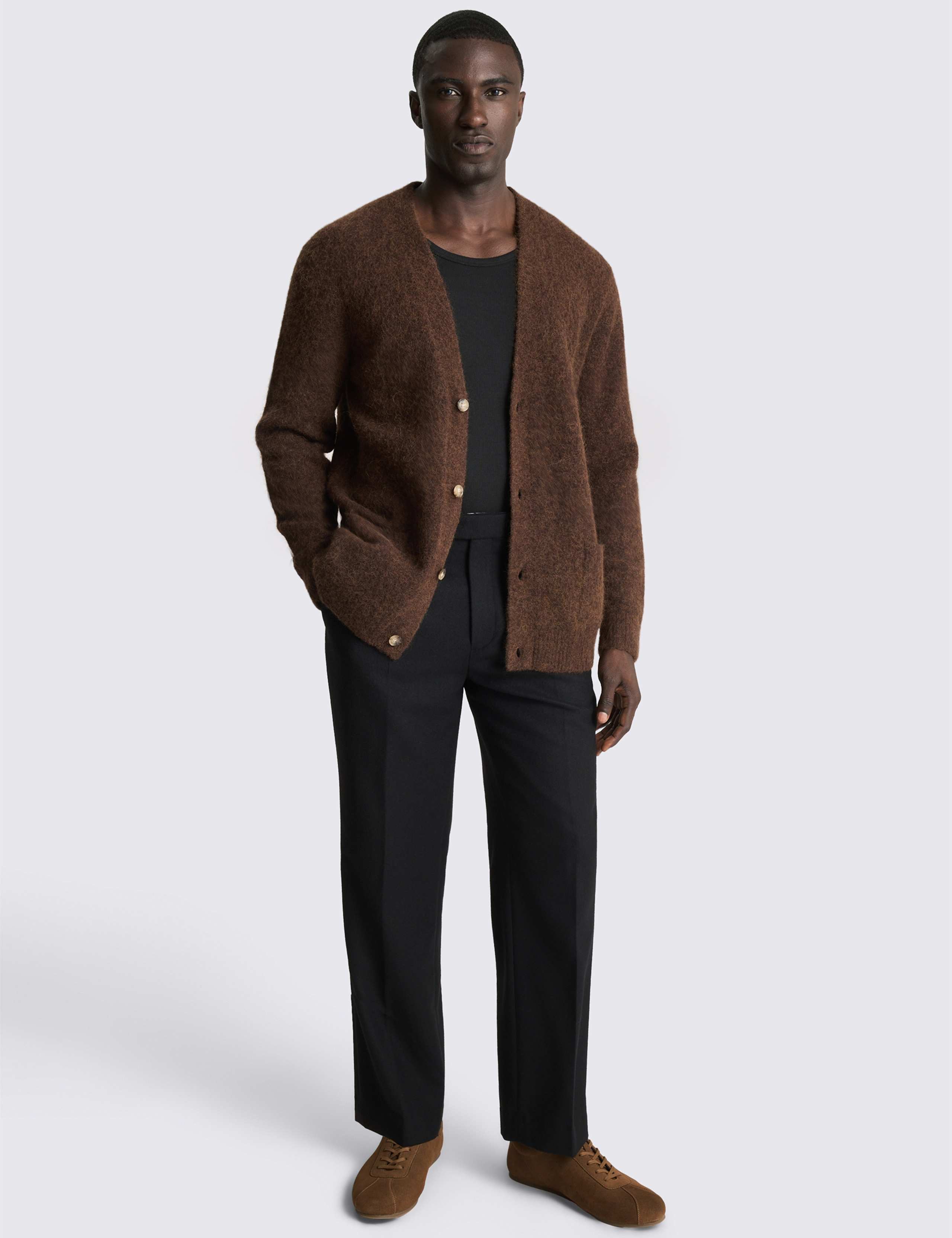 Merino Wool Blend Cardigan 2 of 3