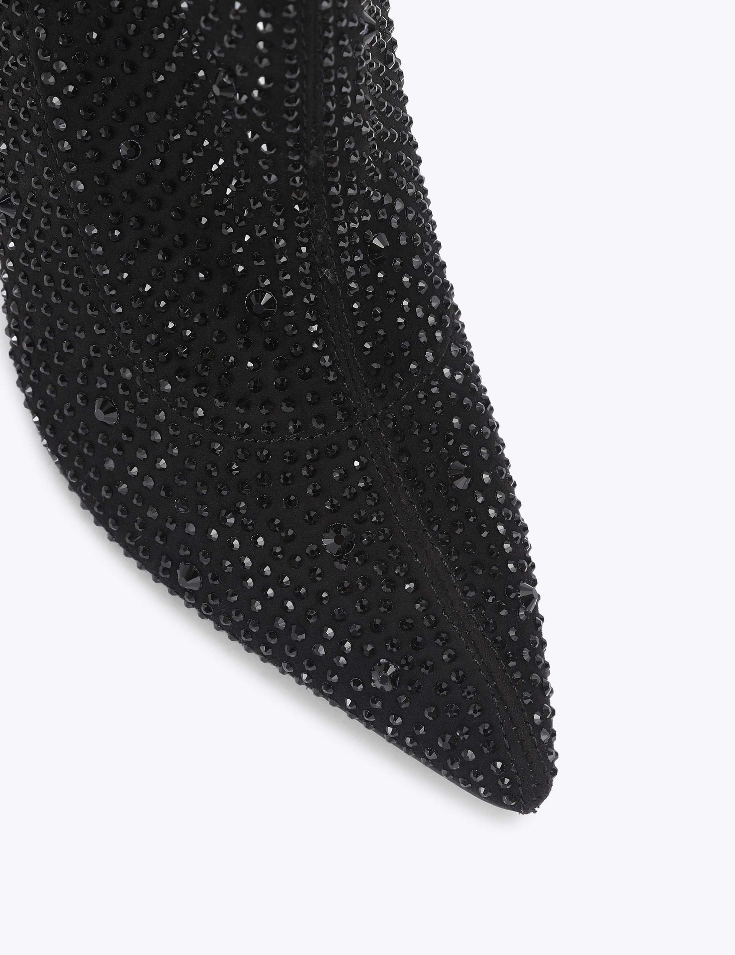 Sparkle Stiletto Heel Pointed Ankle Boots 5 of 5