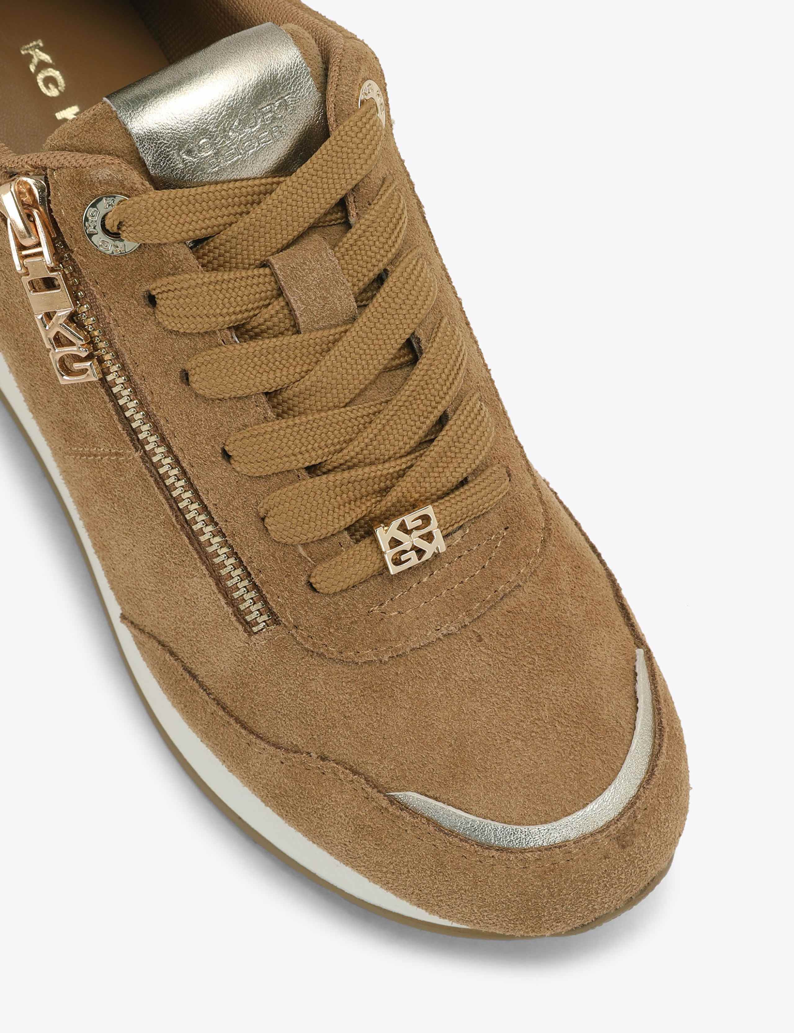 Suede Side Zip Trainers 3 of 4