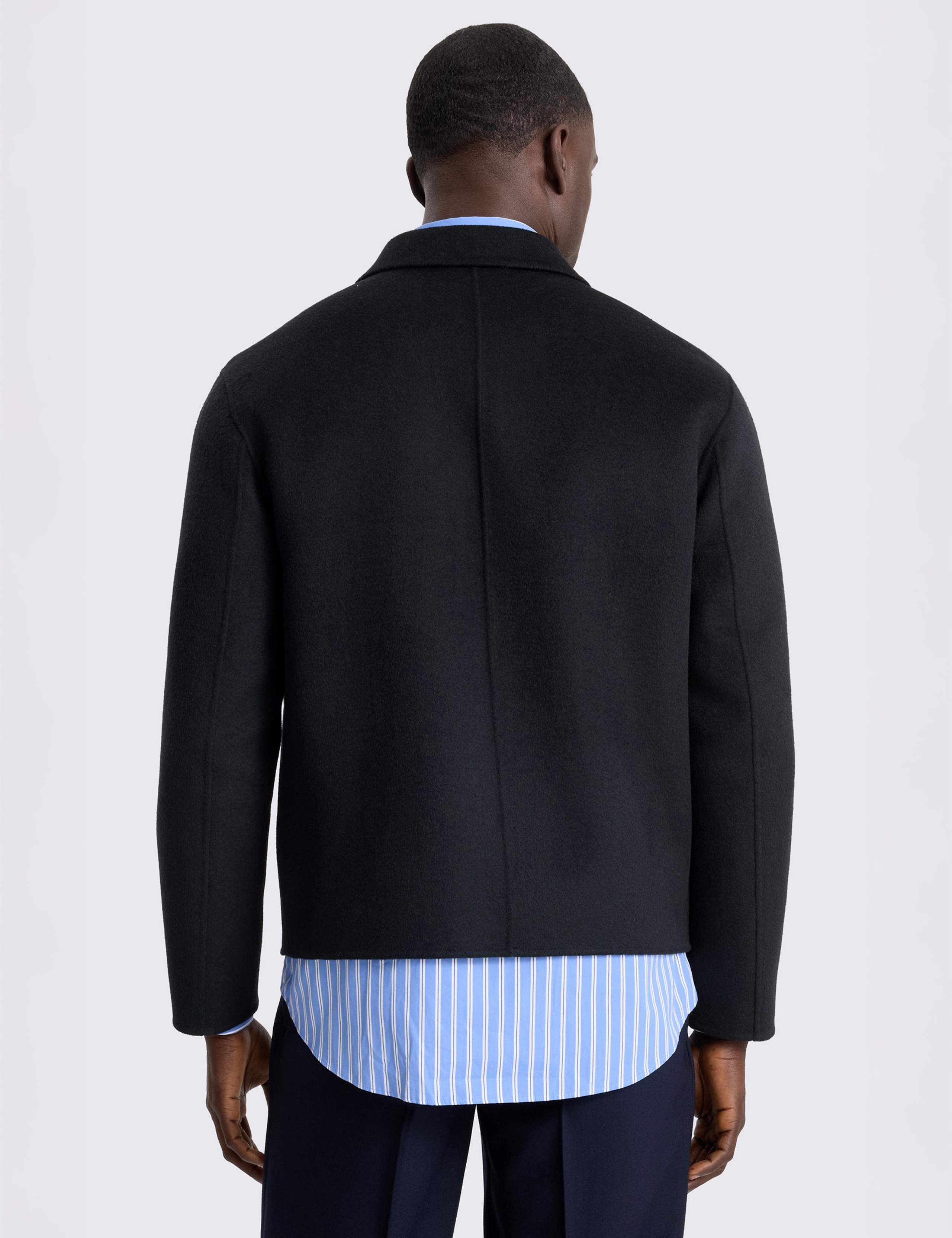 Wool Blend Harrington Jacket 3 of 5