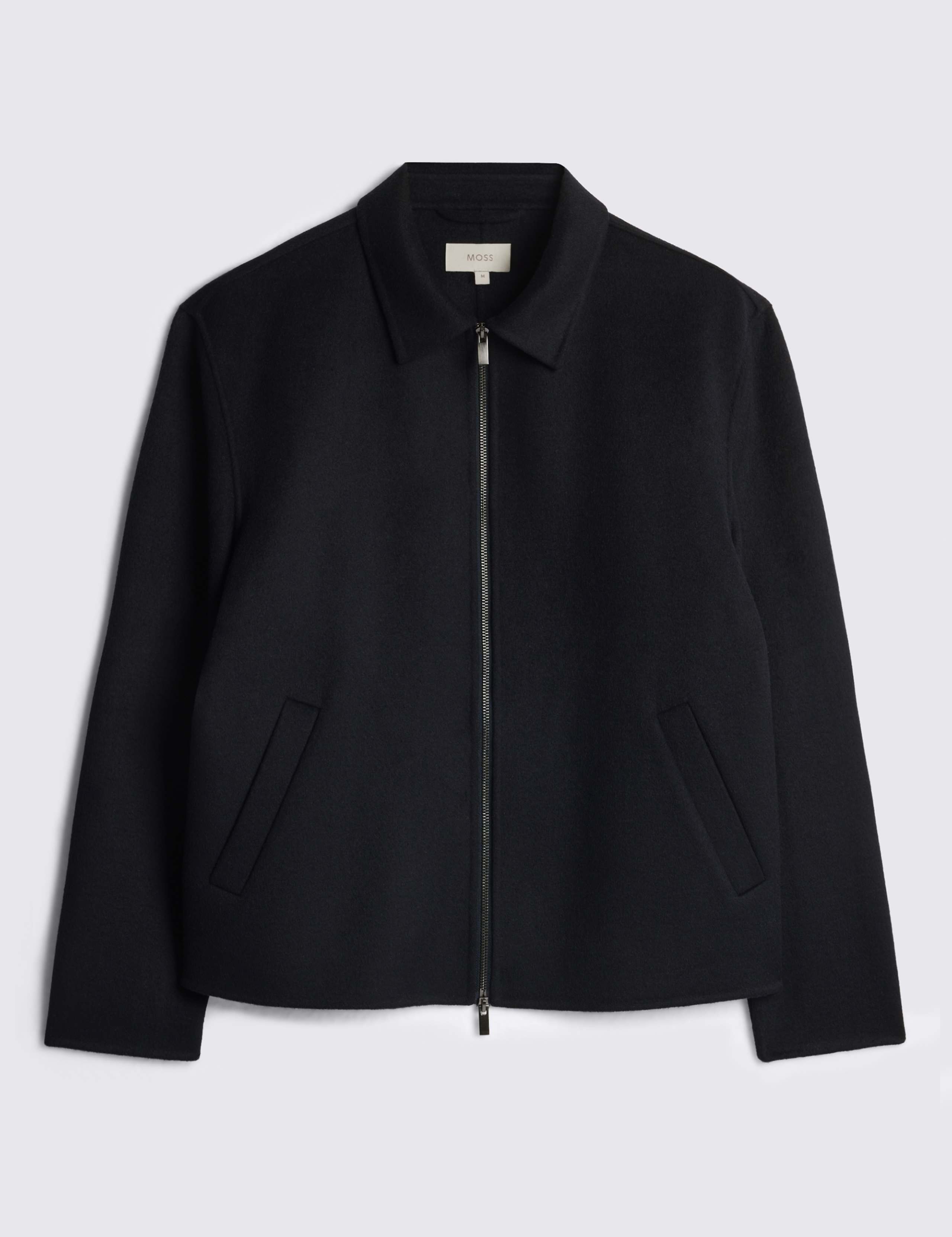Wool Blend Harrington Jacket 2 of 5