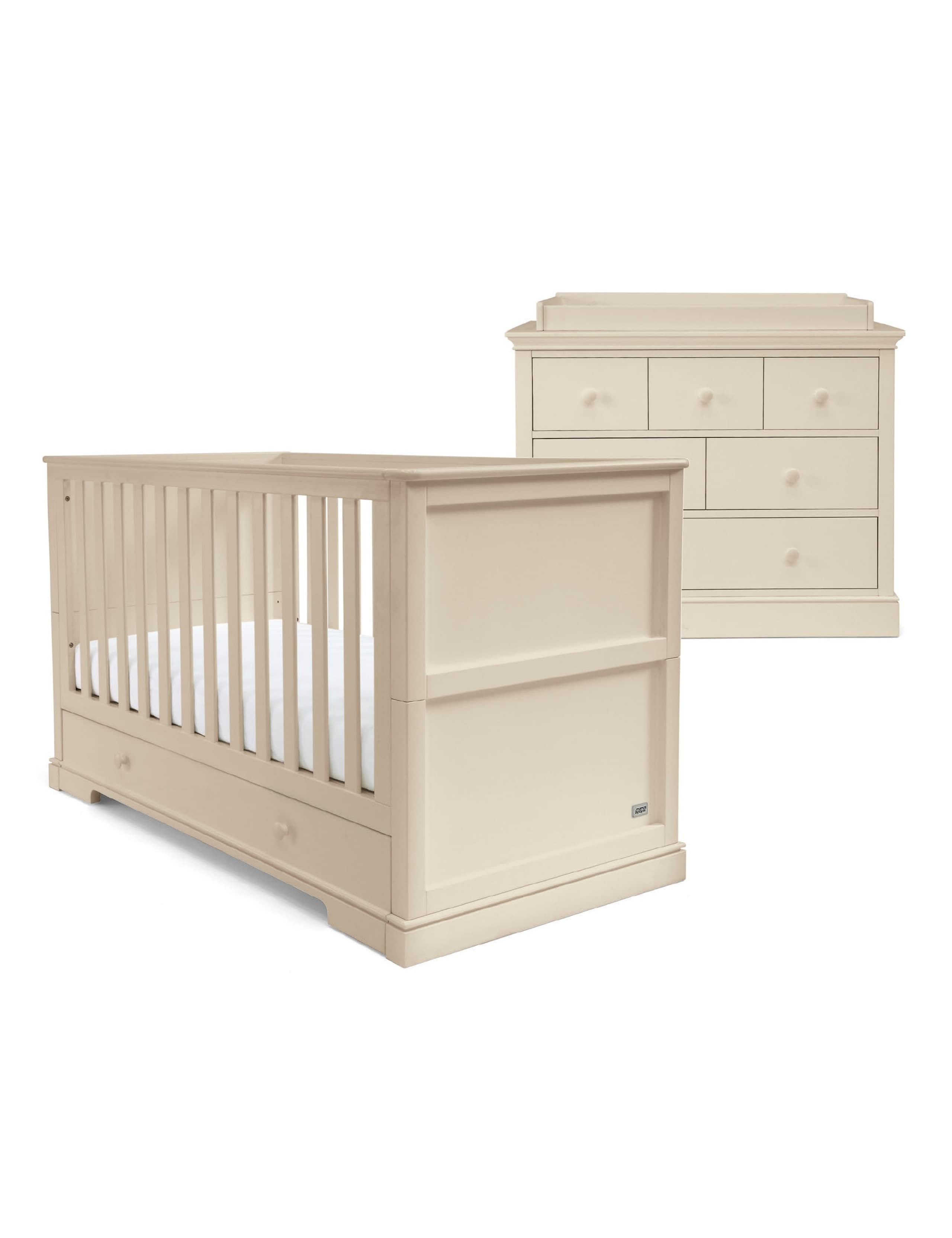 Oxford 2 Piece Cot Bed & Dresser Set 2 of 2