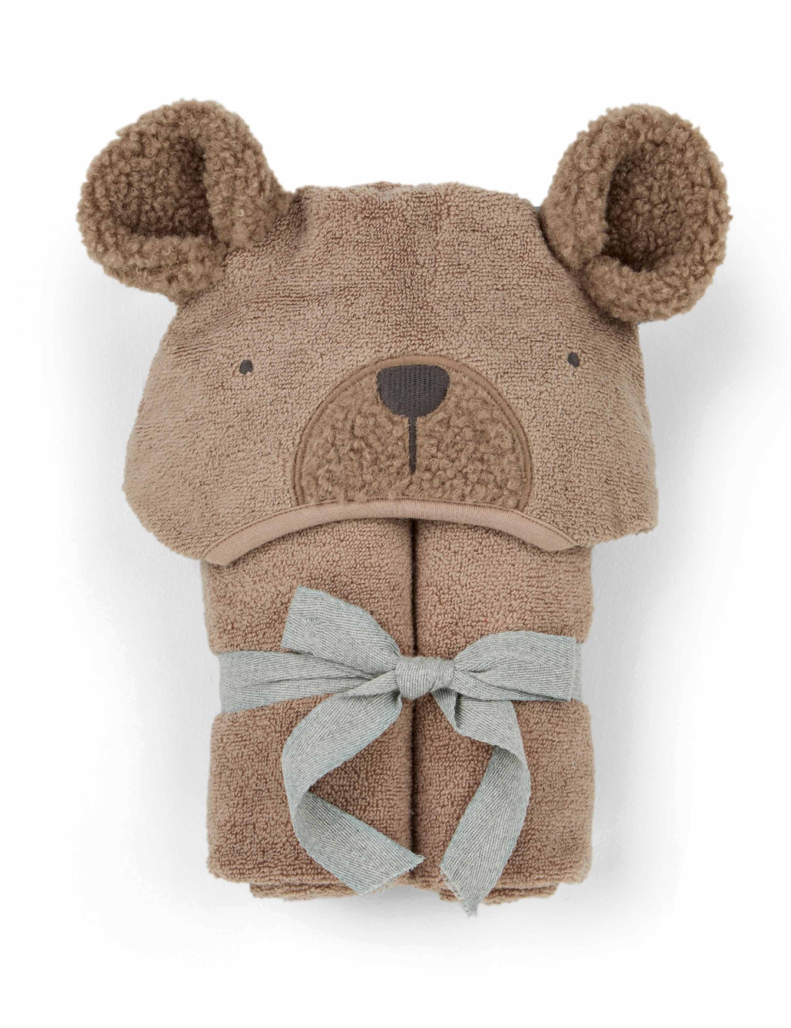 Pure Cotton Hooded Bear Towel 2 of 2