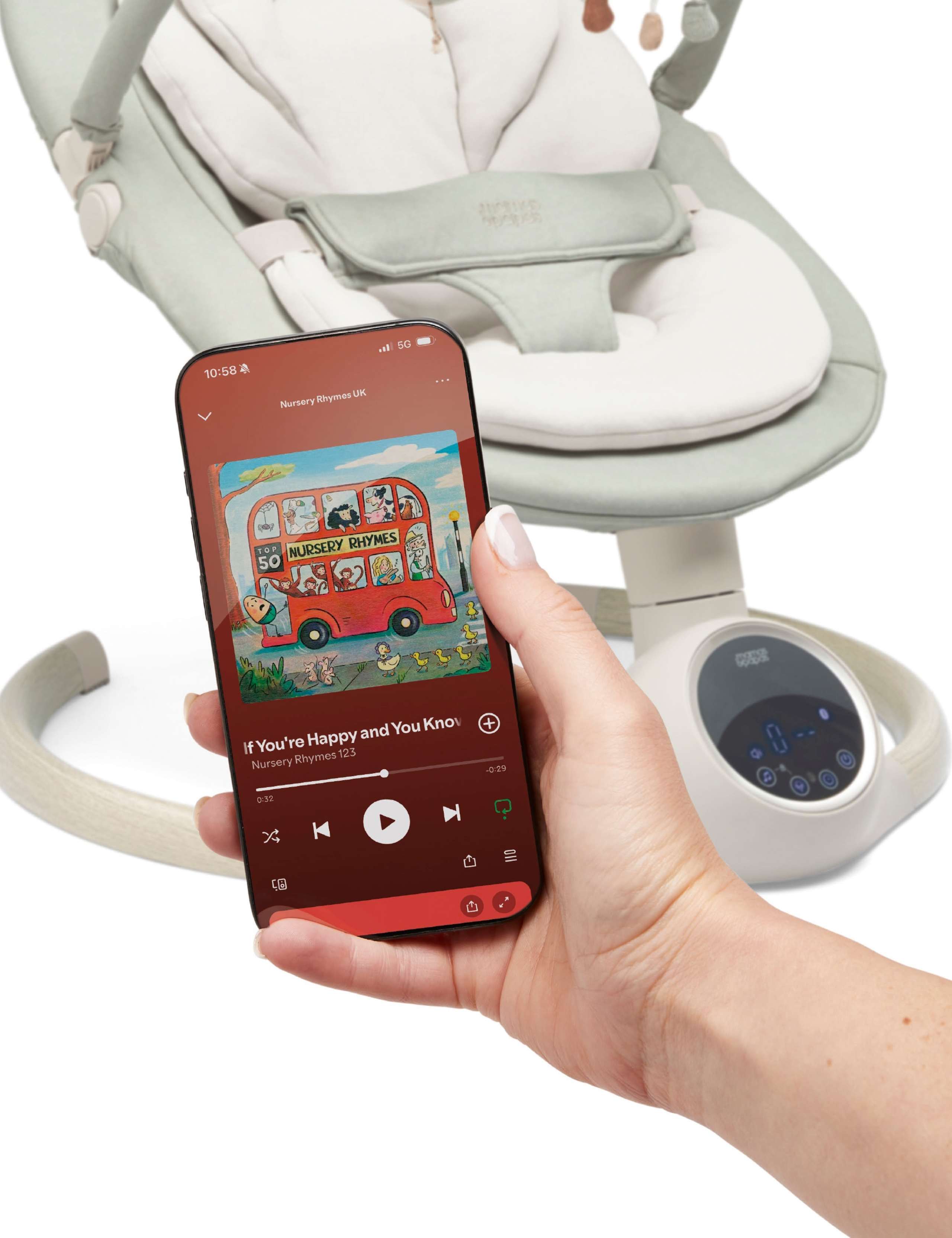 Bluetooth Baby Swing 5 of 11
