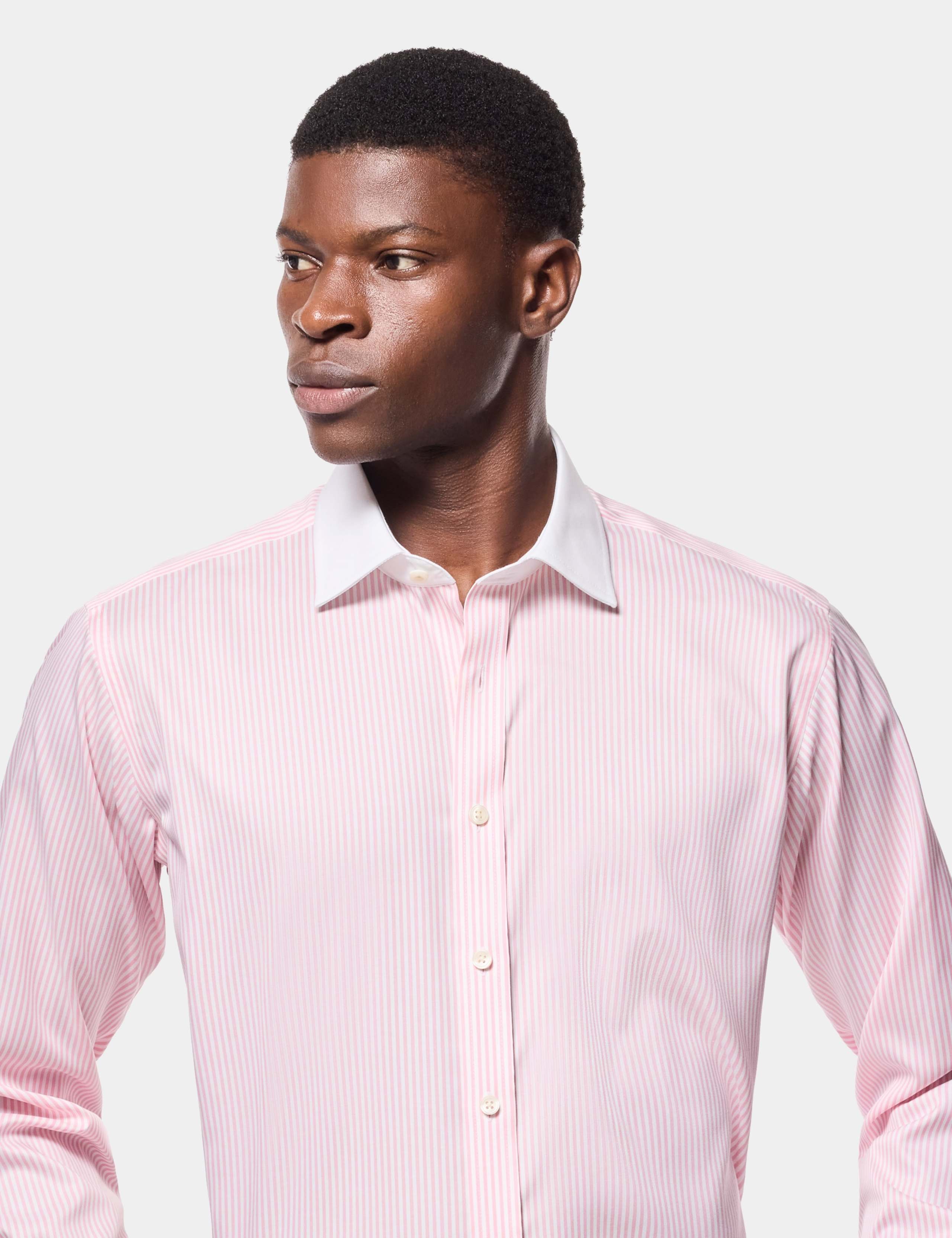Slim Fit Non Iron Striped Shirt 2 of 5