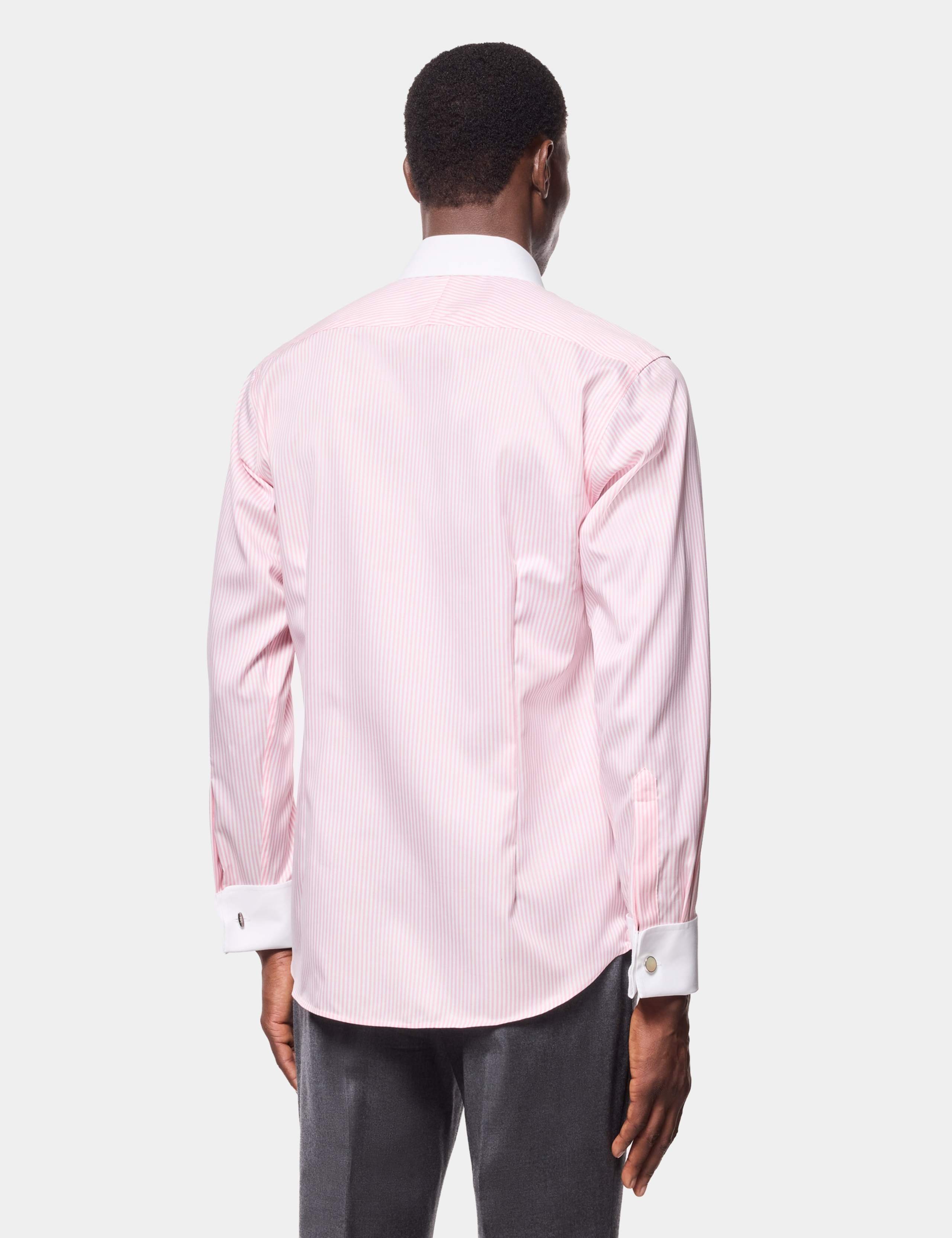 Slim Fit Non Iron Striped Shirt 3 of 5
