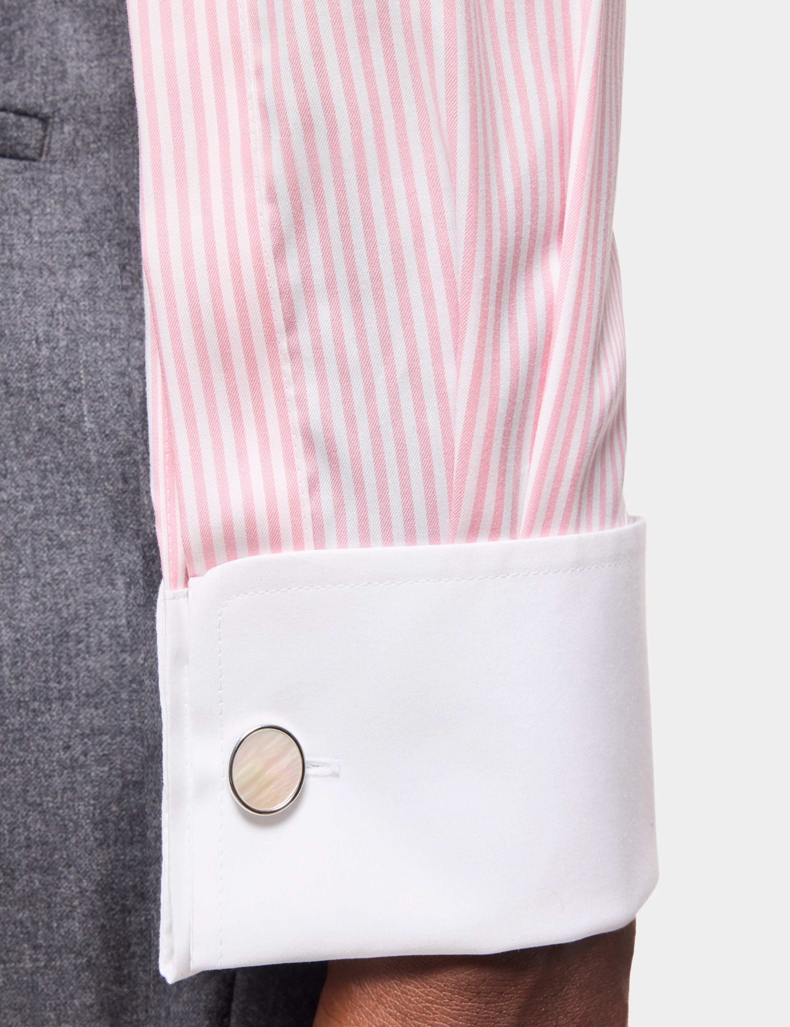 Slim Fit Non Iron Striped Shirt 5 of 5