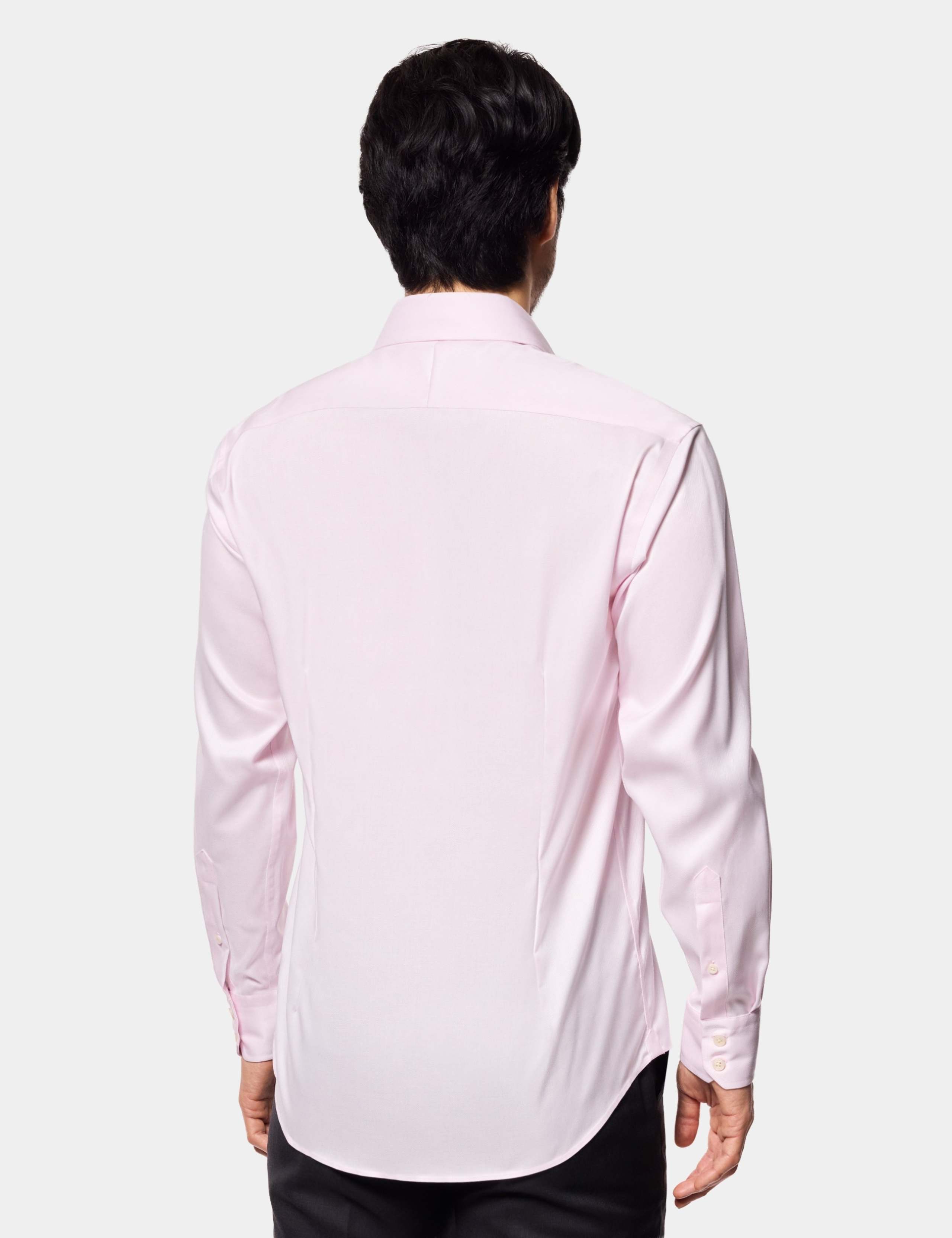 Textured Herringbone Non Iron Shirt 4 of 5
